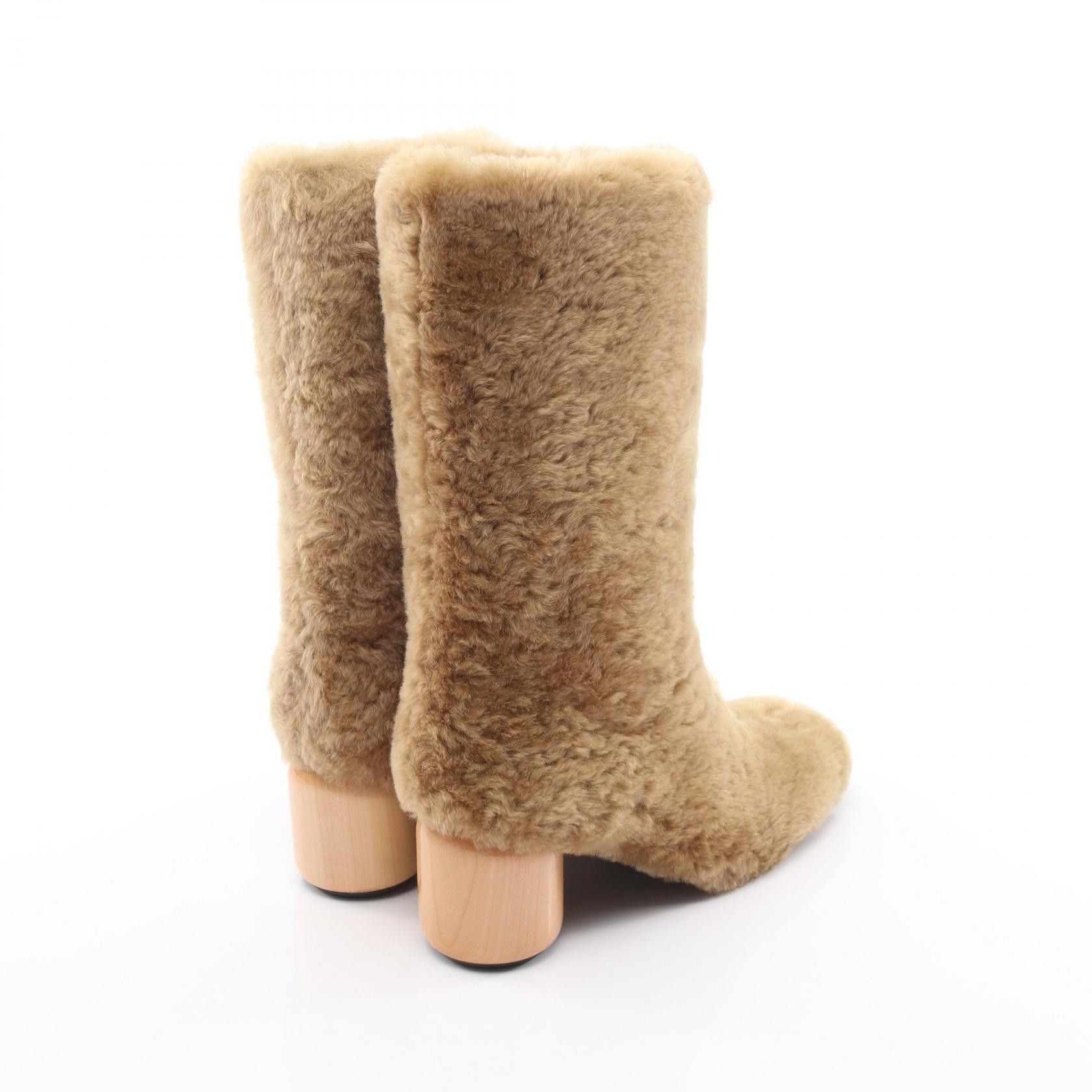 Jil Sander Jil Sander Jil Sander Shearling Boots Fur Shoes DUTY FREE for USA Size ONE SIZE - 2 Thumbnail