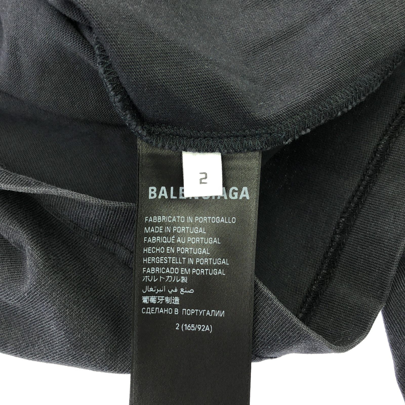 Balenciaga Balenciaga Balenciaga Cotton Long Sleeve Top Textile T-Shirts DUTY FREE for USA Size ONE SIZE - 6 Thumbnail