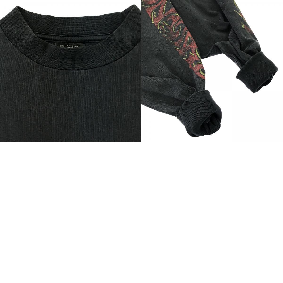 Balenciaga Balenciaga Balenciaga Cotton Long Sleeve Top Textile T-Shirts DUTY FREE for USA Size ONE SIZE - 10 Thumbnail
