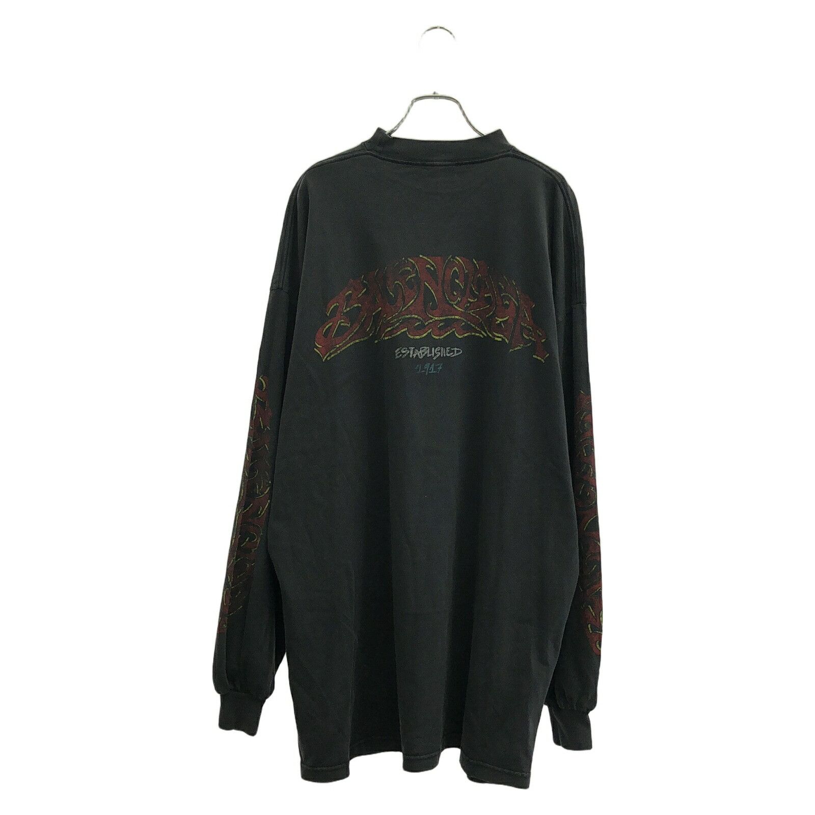 Balenciaga Balenciaga Balenciaga Cotton Long Sleeve Top Textile T-Shirts DUTY FREE for USA Size ONE SIZE - 2 Thumbnail