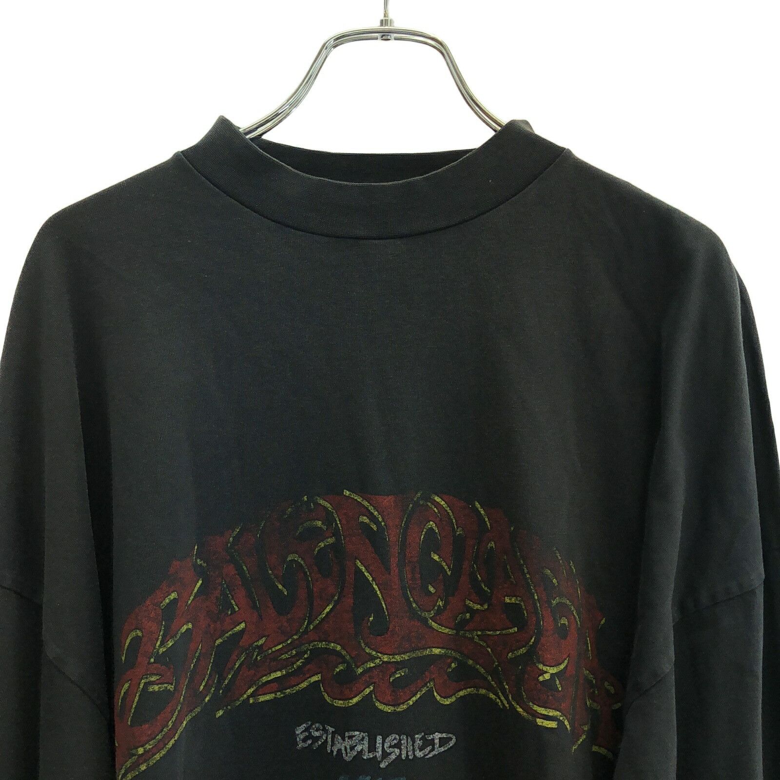 Balenciaga Balenciaga Balenciaga Cotton Long Sleeve Top Textile T-Shirts DUTY FREE for USA Size ONE SIZE - 3 Thumbnail