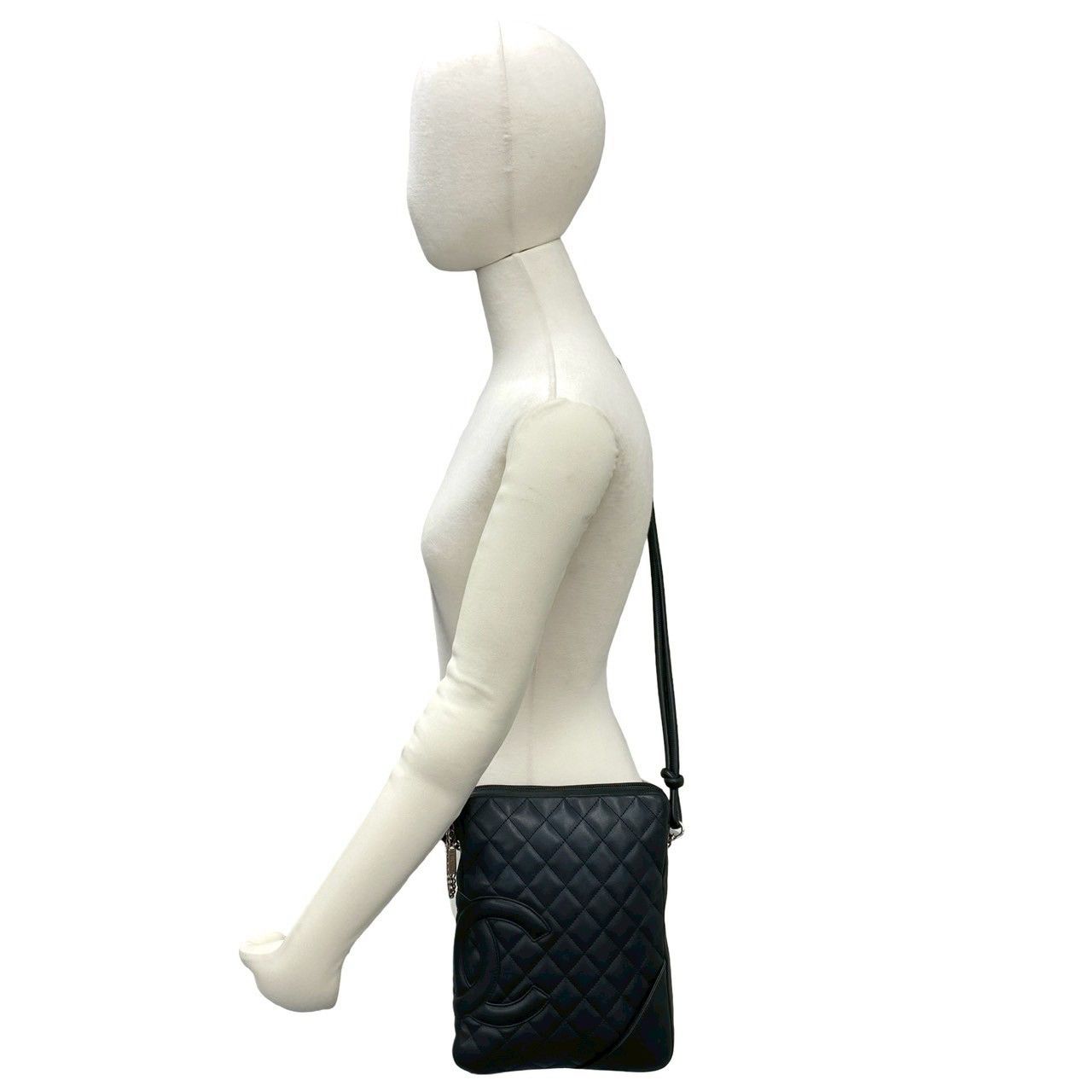 Chanel Chanel Chanel Cambon Line Leather Mini Shoulder Bag Leather Shoulder Bag DUTY FREE for USA Size ONE SIZE - 3 Thumbnail