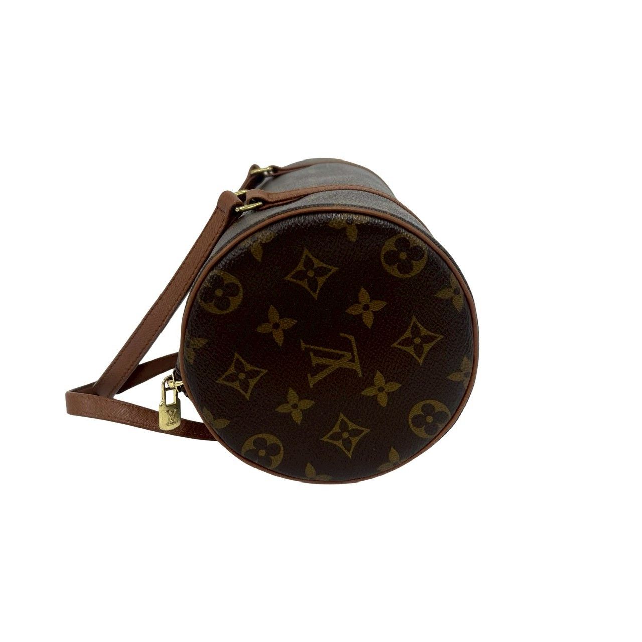 Louis Vuitton Louis Vuitton Louis Vuitton Papillon Monogram Handbag Textile Handbag DUTY FREE for USA Size ONE SIZE - 6 Thumbnail