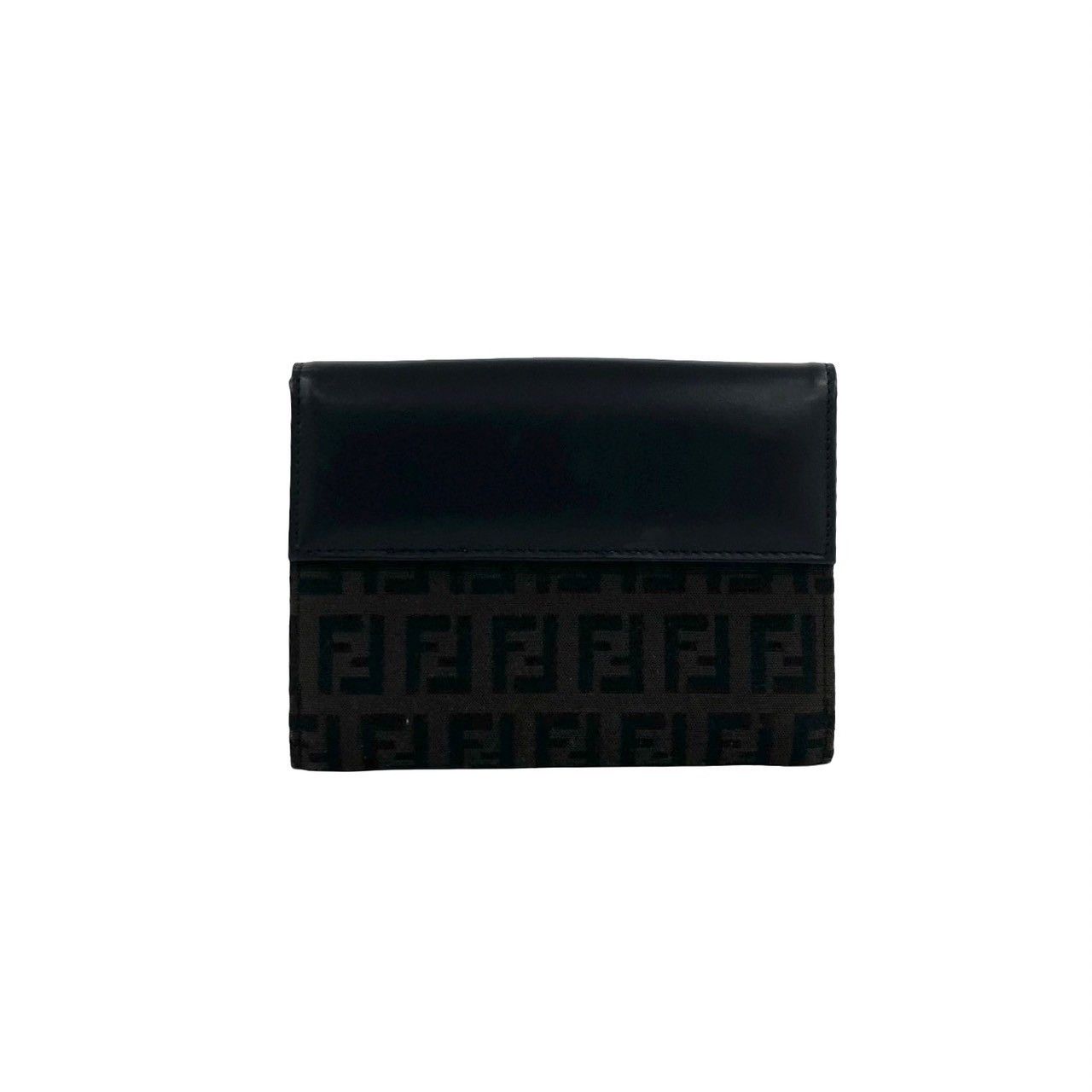 Fendi Fendi Fendi Zucca Canvas Leather Wallet Textile Short Wallet DUTY FREE for USA Size ONE SIZE - 3 Thumbnail