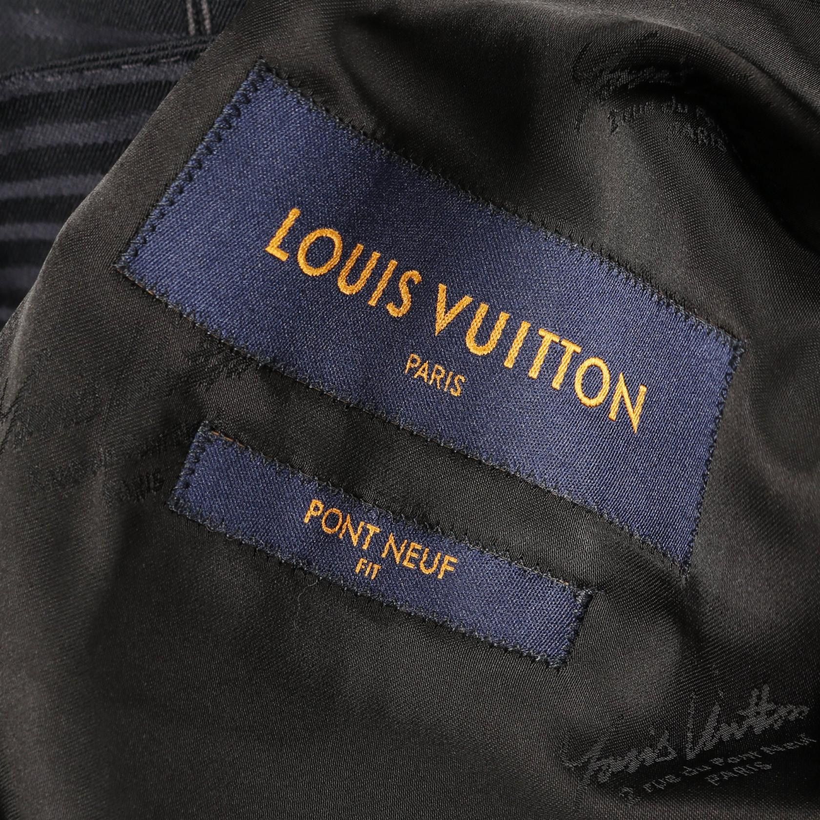 Louis Vuitton Louis Vuitton Louis Vuitton PONT NEUF FIT Wool Suit Textile Suits RM212FZLUHKCF4E DUTY FREE for USA Size ONE SIZE - 4 Thumbnail