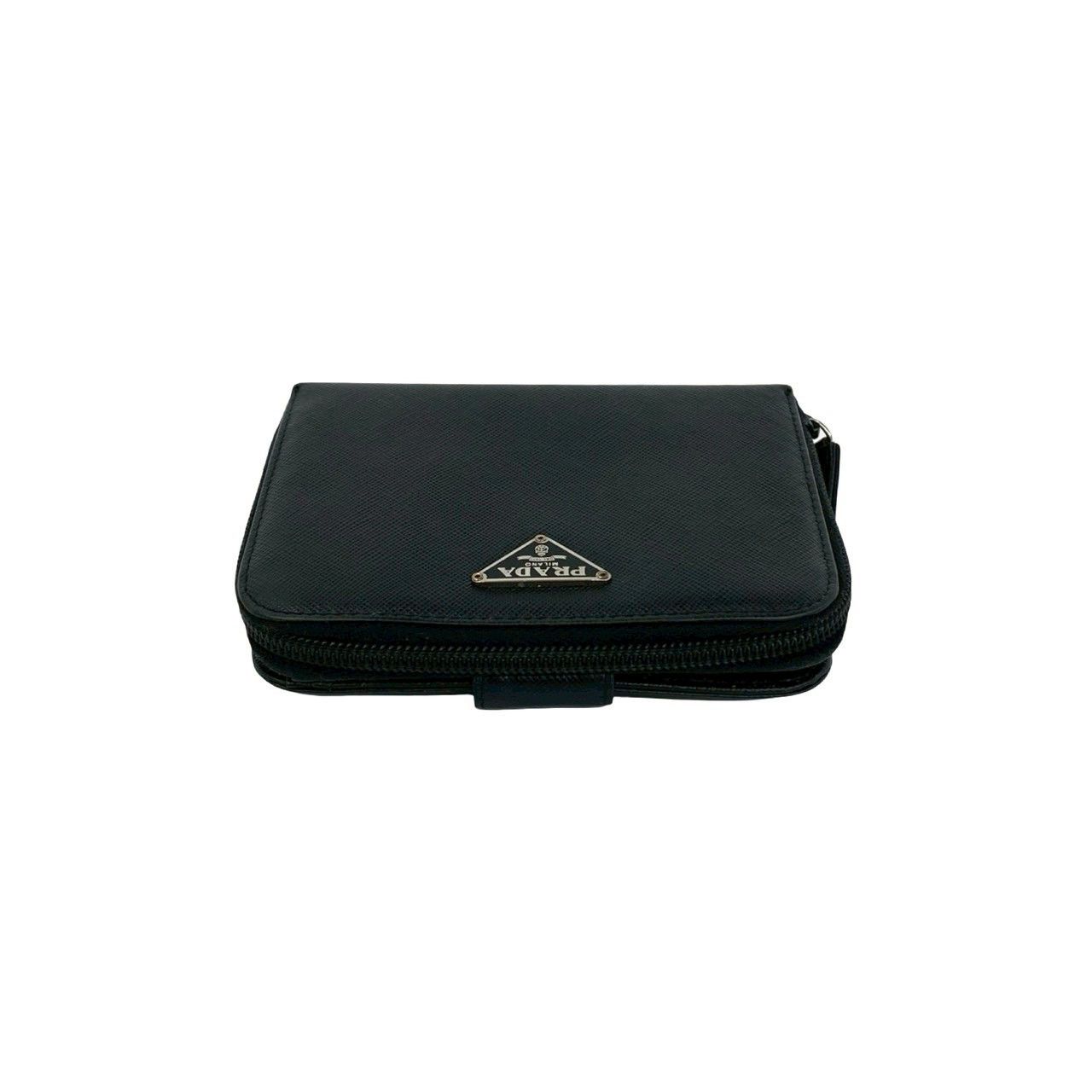 Prada Prada Prada Leather Bifold Wallet Leather Short Wallet DUTY FREE for USA Size ONE SIZE - 4 Thumbnail