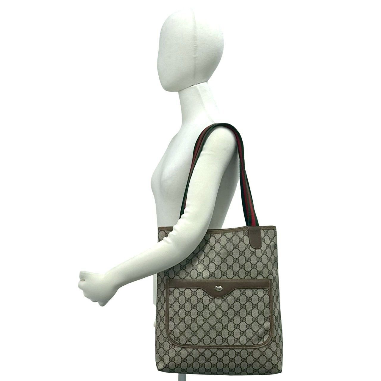 Gucci Gucci Gucci GG PVC Leather Tote Bag Leather Tote Bag DUTY FREE for USA Size ONE SIZE - 3 Thumbnail