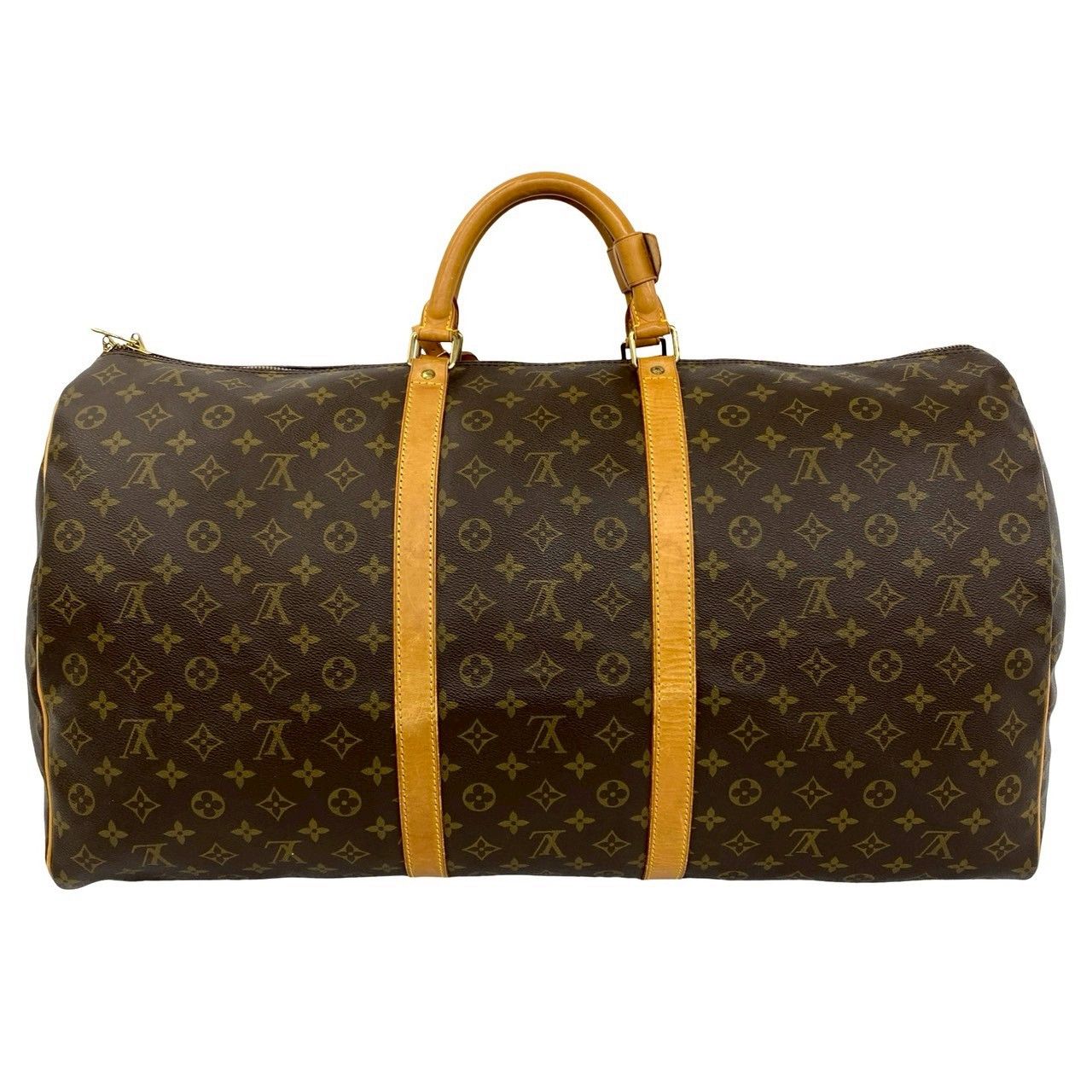 Louis Vuitton Louis Vuitton Louis Vuitton Monogram Travel Boston Bag Textile Travel Bag DUTY FREE for USA Size ONE SIZE - 4 Thumbnail