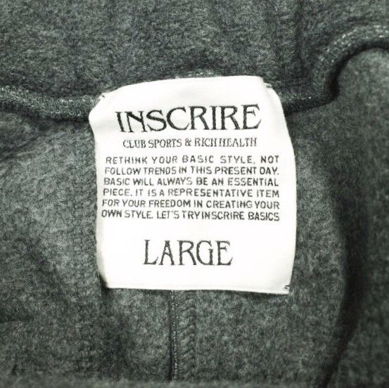 Other Other INSCRIRE Fleece Loose Fit Track Pants Pants Textile Bottoms I25AW-BC122 DUTY FREE for USA Size ONE SIZE - 4 Thumbnail