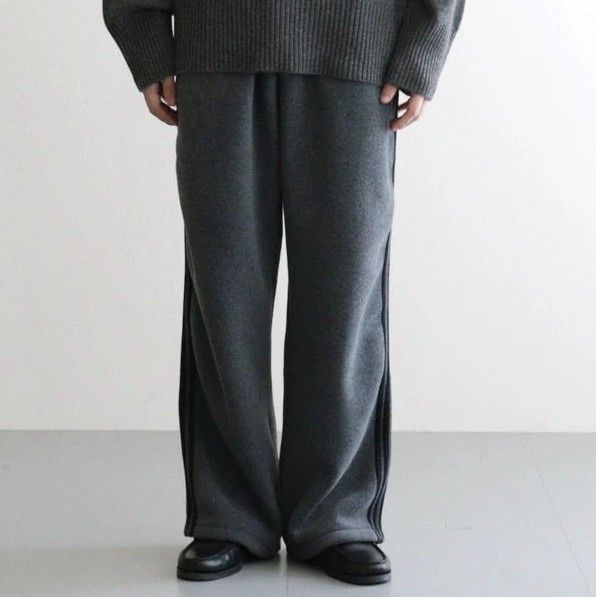 Other Other INSCRIRE Fleece Loose Fit Track Pants Pants Textile Bottoms I25AW-BC122 DUTY FREE for USA Size ONE SIZE - 3 Thumbnail