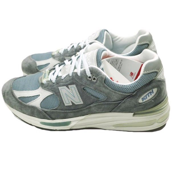 Other Other New Balance Kith NYC 991V2 Sneakers Leather Shoes U991KH2 DUTY FREE for USA Size ONE SIZE - 2 Thumbnail