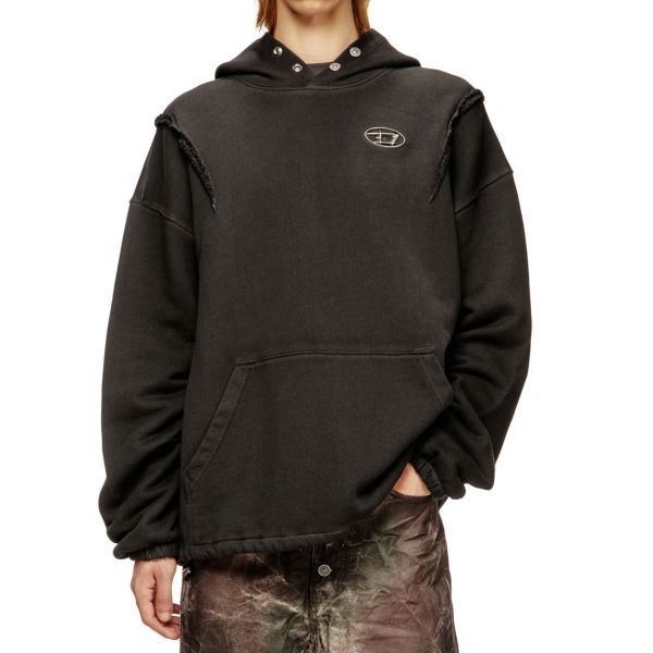 Other Other Diesel S THUG HOODIE Cotton Sweatshirt Textile Sweatshirts & Hoodies P01579-0SPCF DUTY FREE for USA Size ONE SIZE - 3 Thumbnail