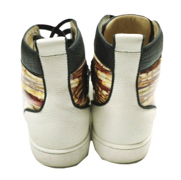 Christian Louboutin Christian Louboutin Christian Louboutin Lou Pik Pik Orlato Patent Bazin Sneakers Leather Shoes LouPikPikOrlatoPatentBazin DUTY FREE for USA Size ONE SIZE - 4 Thumbnail