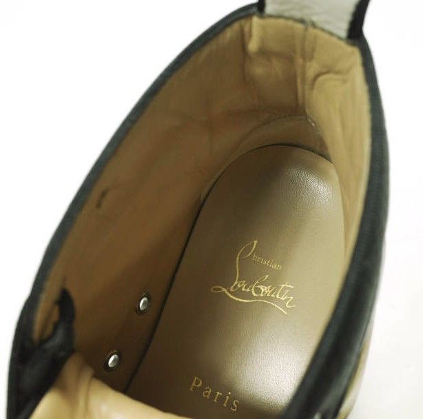 Christian Louboutin Christian Louboutin Christian Louboutin Lou Pik Pik Orlato Patent Bazin Sneakers Leather Shoes LouPikPikOrlatoPatentBazin DUTY FREE for USA Size ONE SIZE - 8 Thumbnail