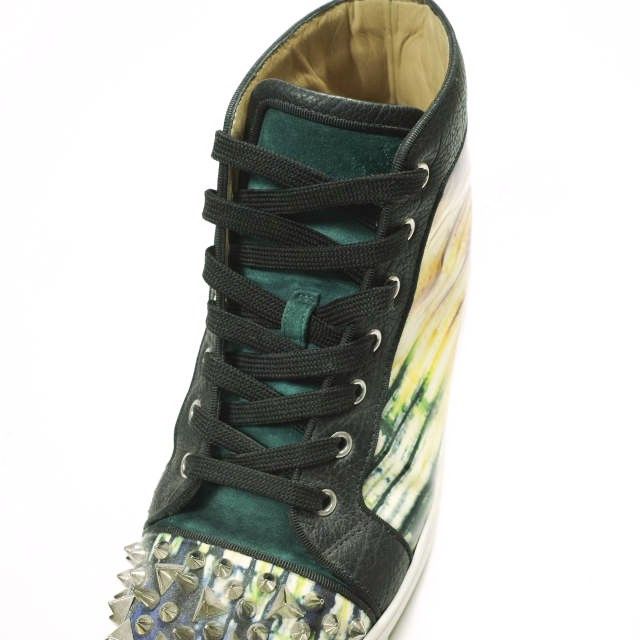 Christian Louboutin Christian Louboutin Christian Louboutin Lou Pik Pik Orlato Patent Bazin Sneakers Leather Shoes LouPikPikOrlatoPatentBazin DUTY FREE for USA Size ONE SIZE - 6 Thumbnail