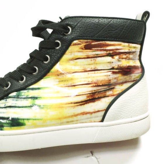 Christian Louboutin Christian Louboutin Christian Louboutin Lou Pik Pik Orlato Patent Bazin Sneakers Leather Shoes LouPikPikOrlatoPatentBazin DUTY FREE for USA Size ONE SIZE - 7 Thumbnail