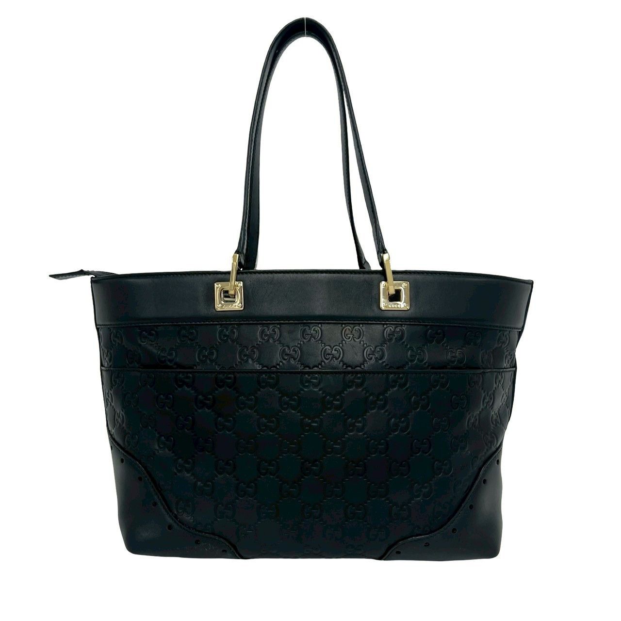 Gucci Gucci Gucci Leather Tote Bag Leather Tote Bag DUTY FREE for USA Size ONE SIZE - 4 Thumbnail