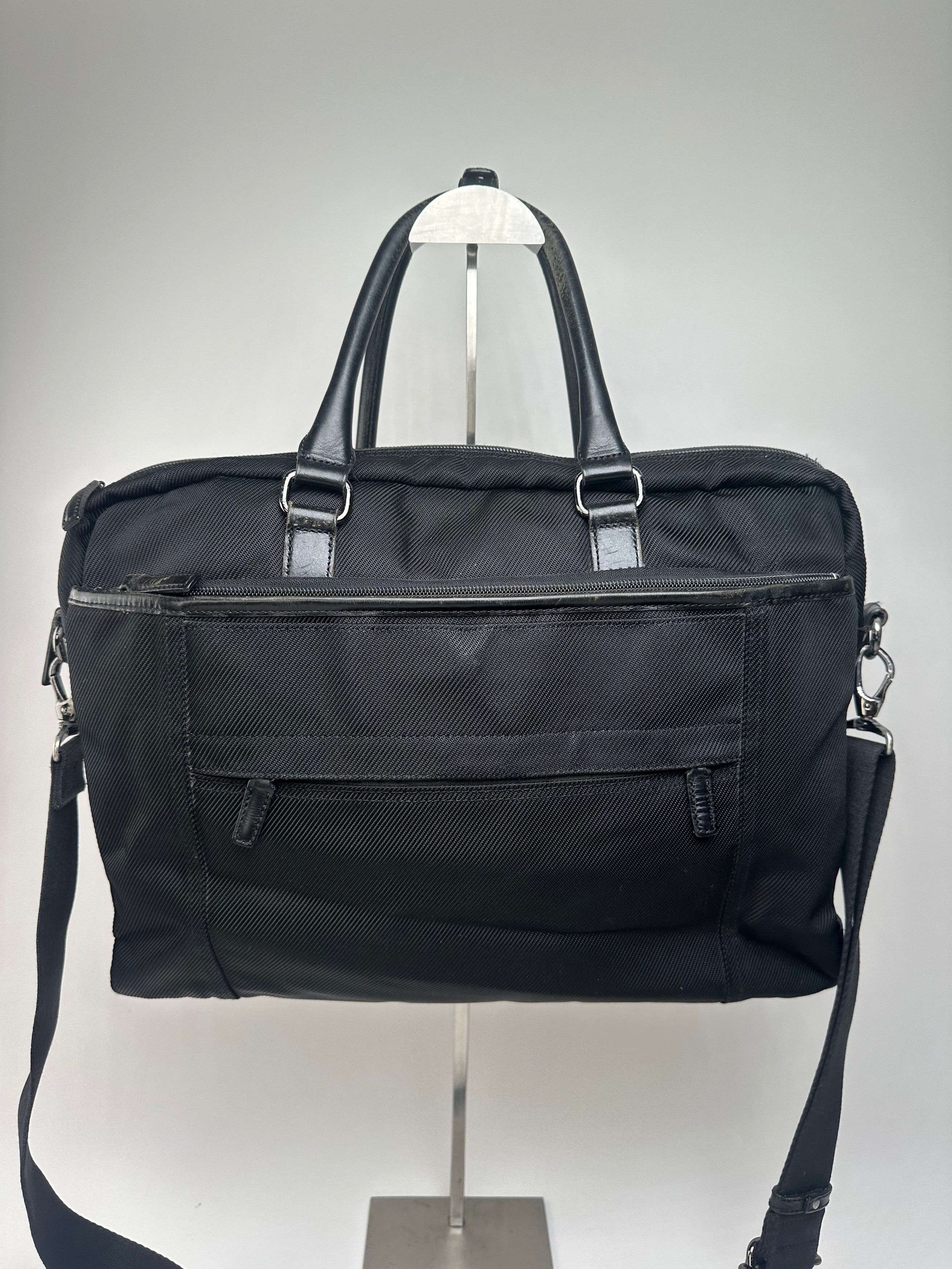 Burberry Black Nylon Briefcase with Multiple Compartments Size ONE SIZE - 15 Thumbnail
