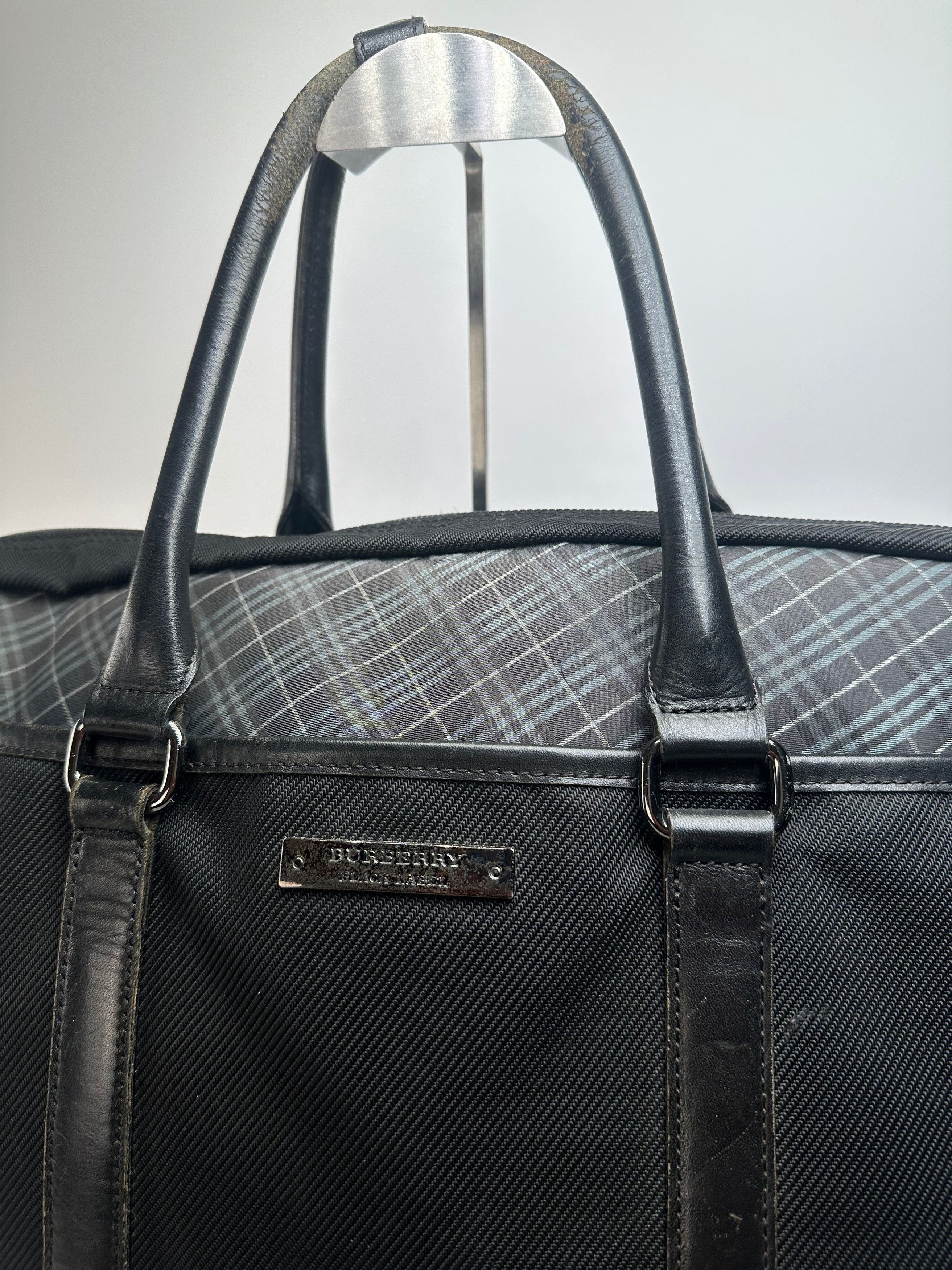 Burberry Black Nylon Briefcase with Multiple Compartments Size ONE SIZE - 8 Thumbnail
