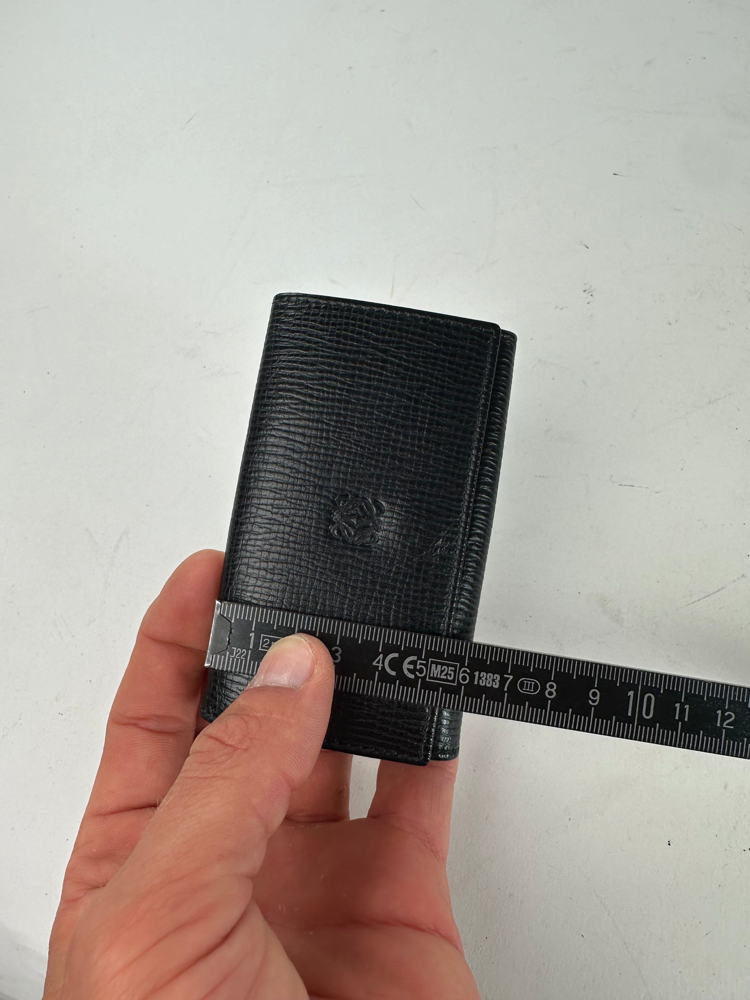 Loewe Vintage Leather Keychain Wallet Black Size ONE SIZE - 10 Thumbnail