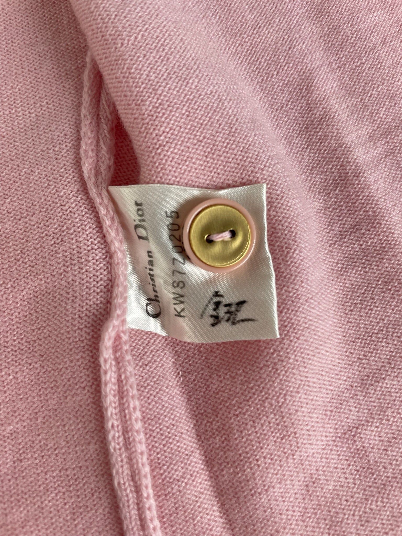 Dior Vintage Knit Cardigan Pink Size M / US 6-8 / IT 42-44 - 6 Thumbnail