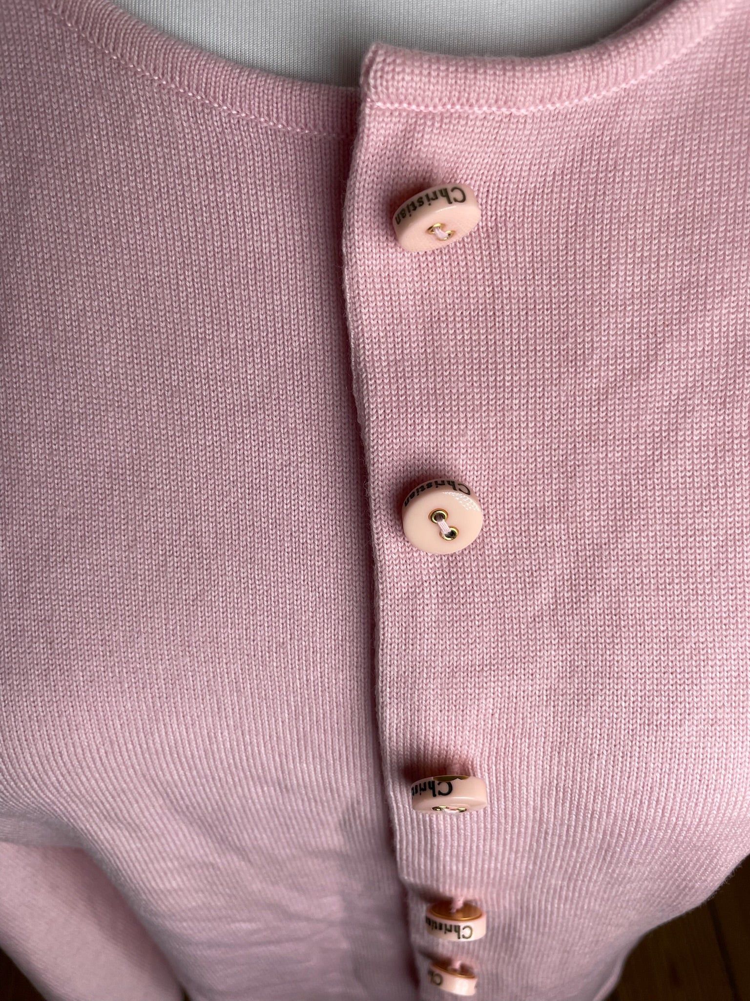 Dior Vintage Knit Cardigan Pink Size M / US 6-8 / IT 42-44 - 11 Thumbnail