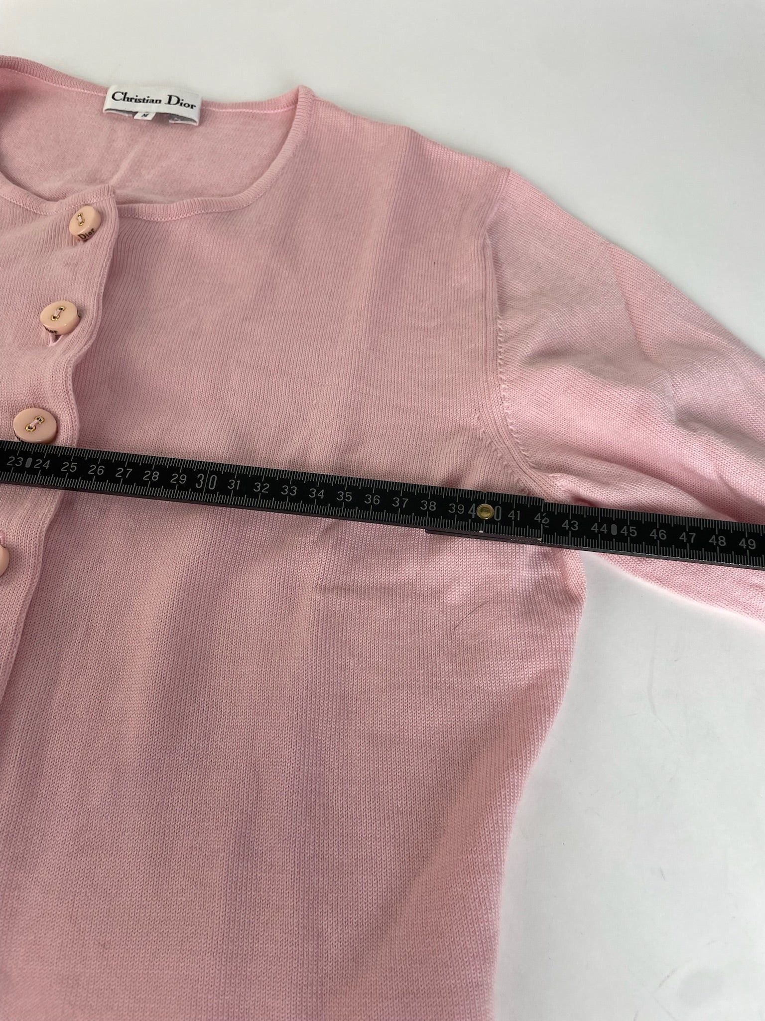 Dior Vintage Knit Cardigan Pink Size M / US 6-8 / IT 42-44 - 8 Thumbnail