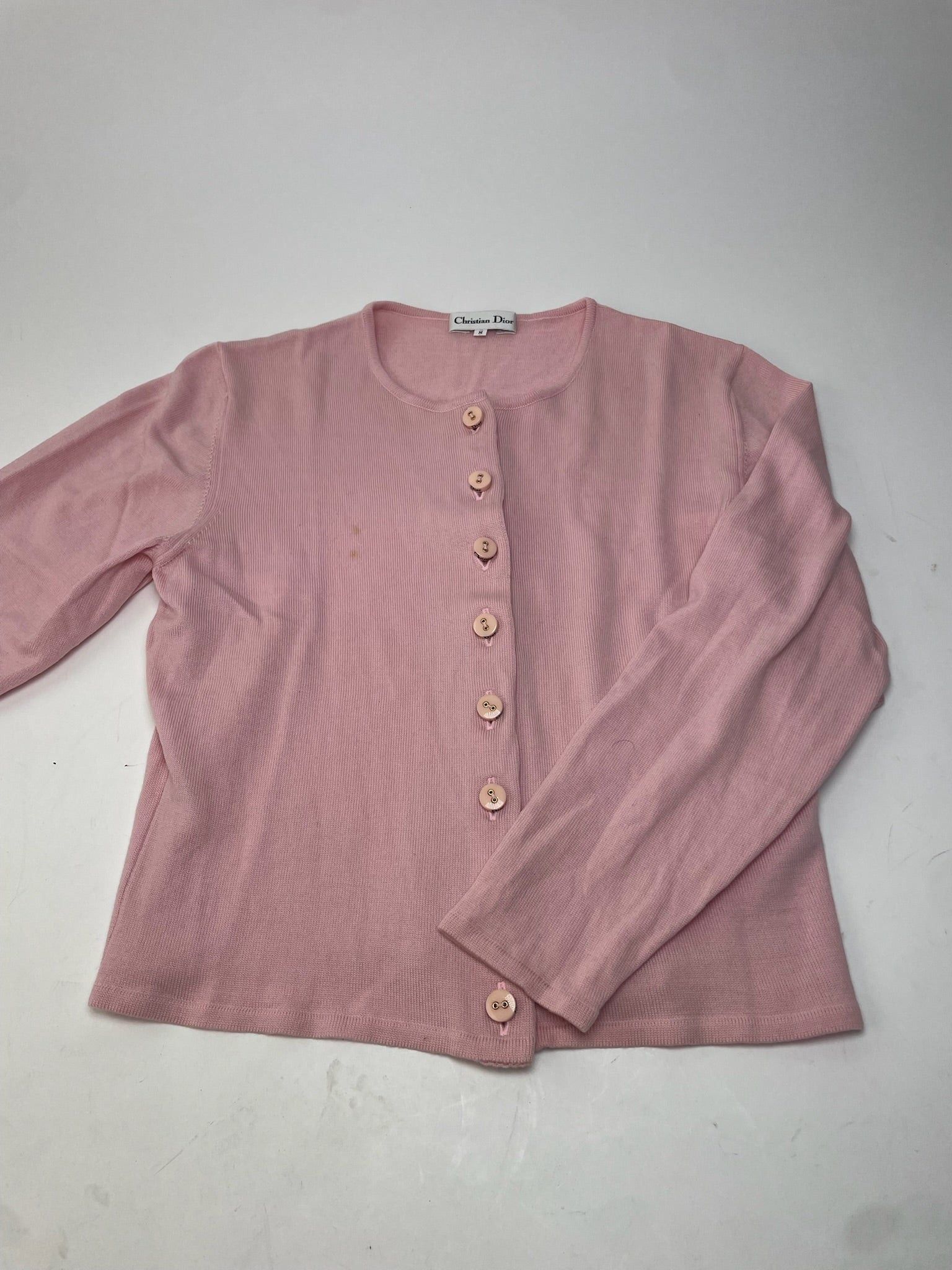Dior Vintage Knit Cardigan Pink Size M / US 6-8 / IT 42-44 - 10 Thumbnail