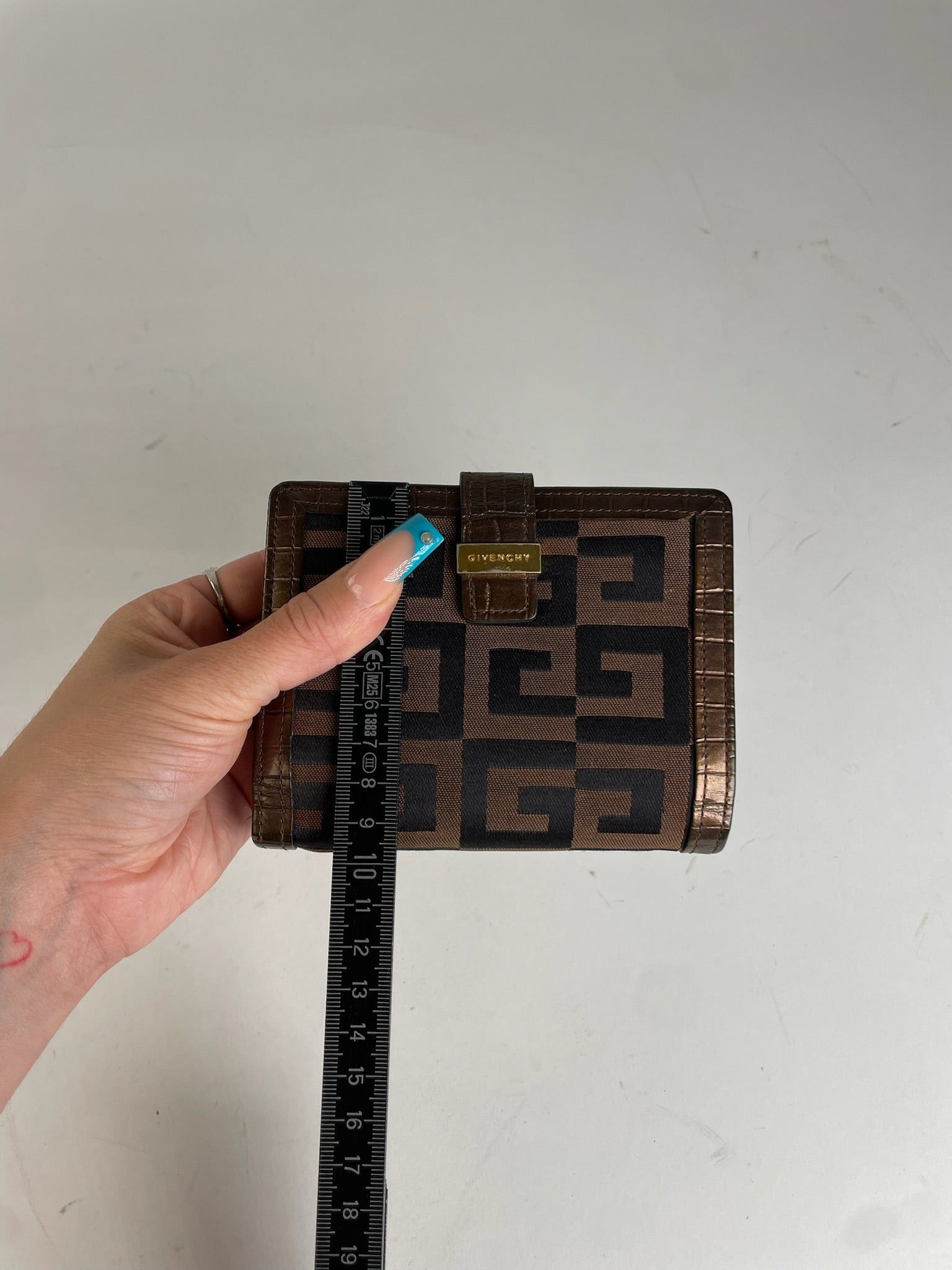 Givenchy Vintage Leather Wallet Brown Size ONE SIZE - 6 Thumbnail