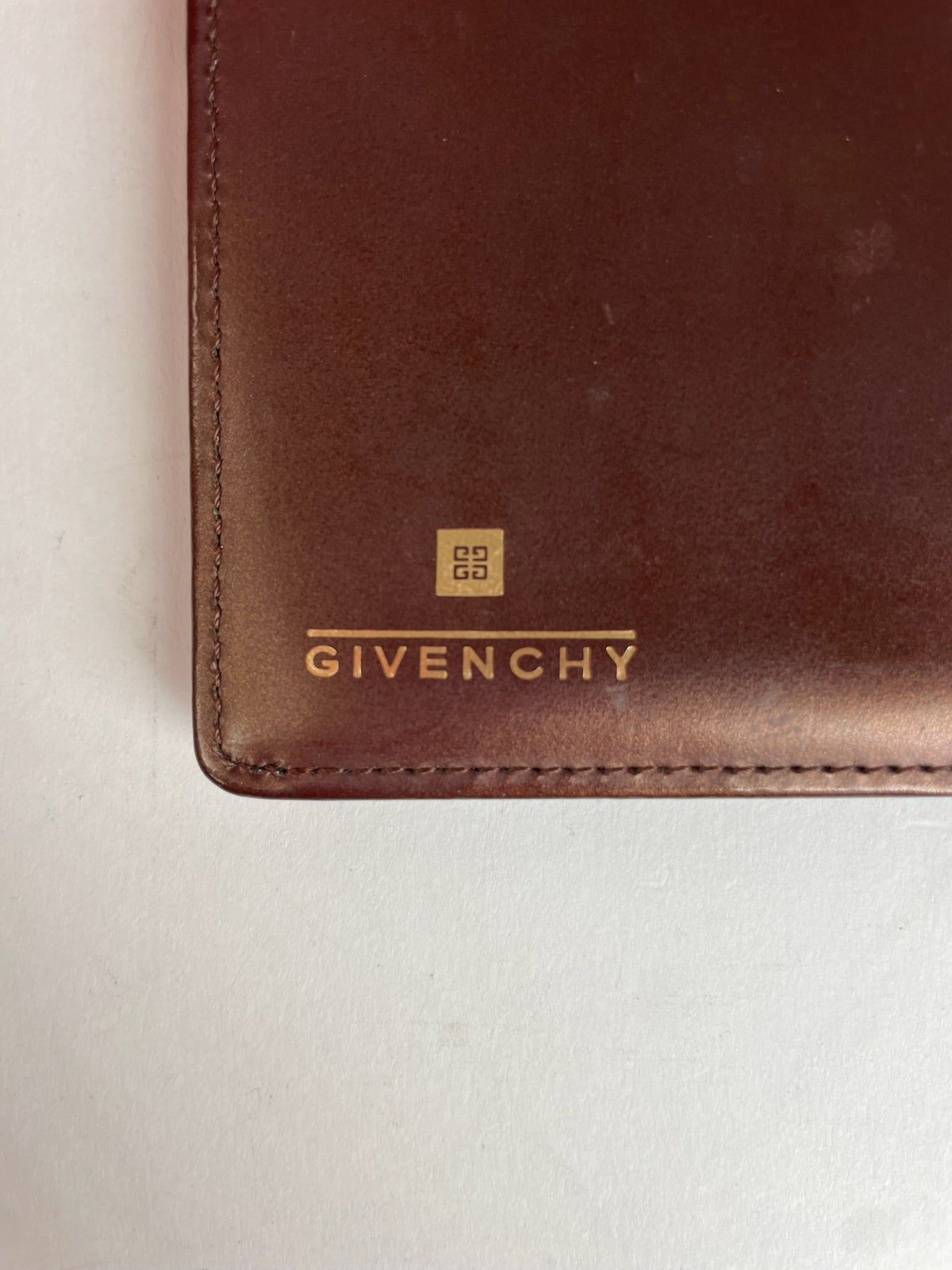 Givenchy Vintage Leather Wallet Brown Size ONE SIZE - 4 Thumbnail