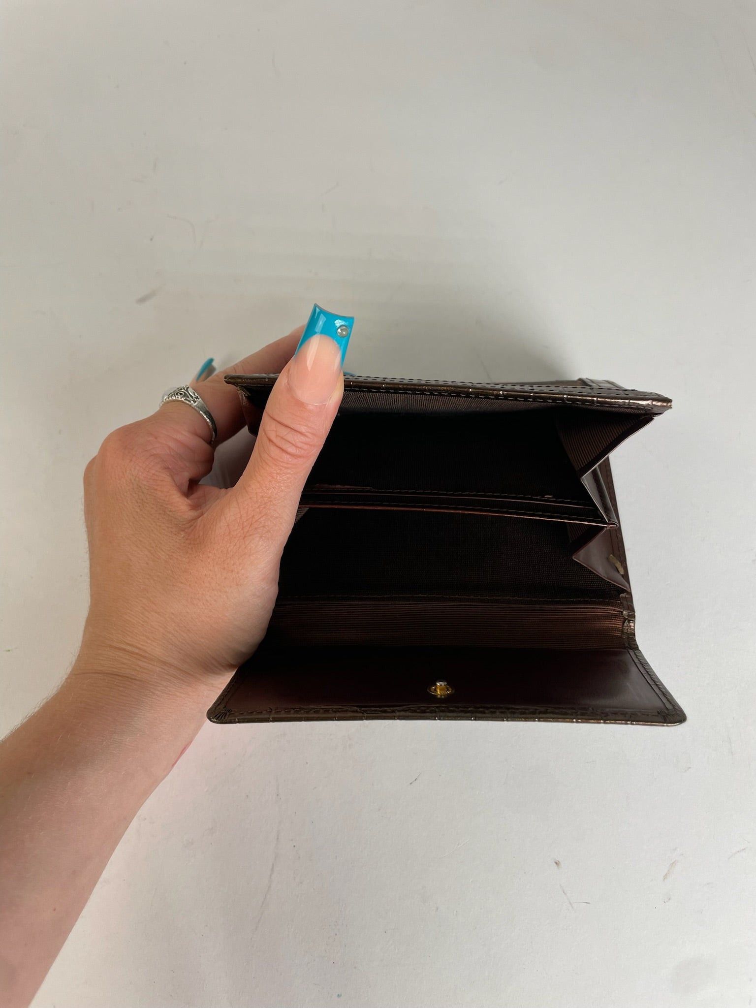 Givenchy Vintage Leather Wallet Brown Size ONE SIZE - 5 Thumbnail