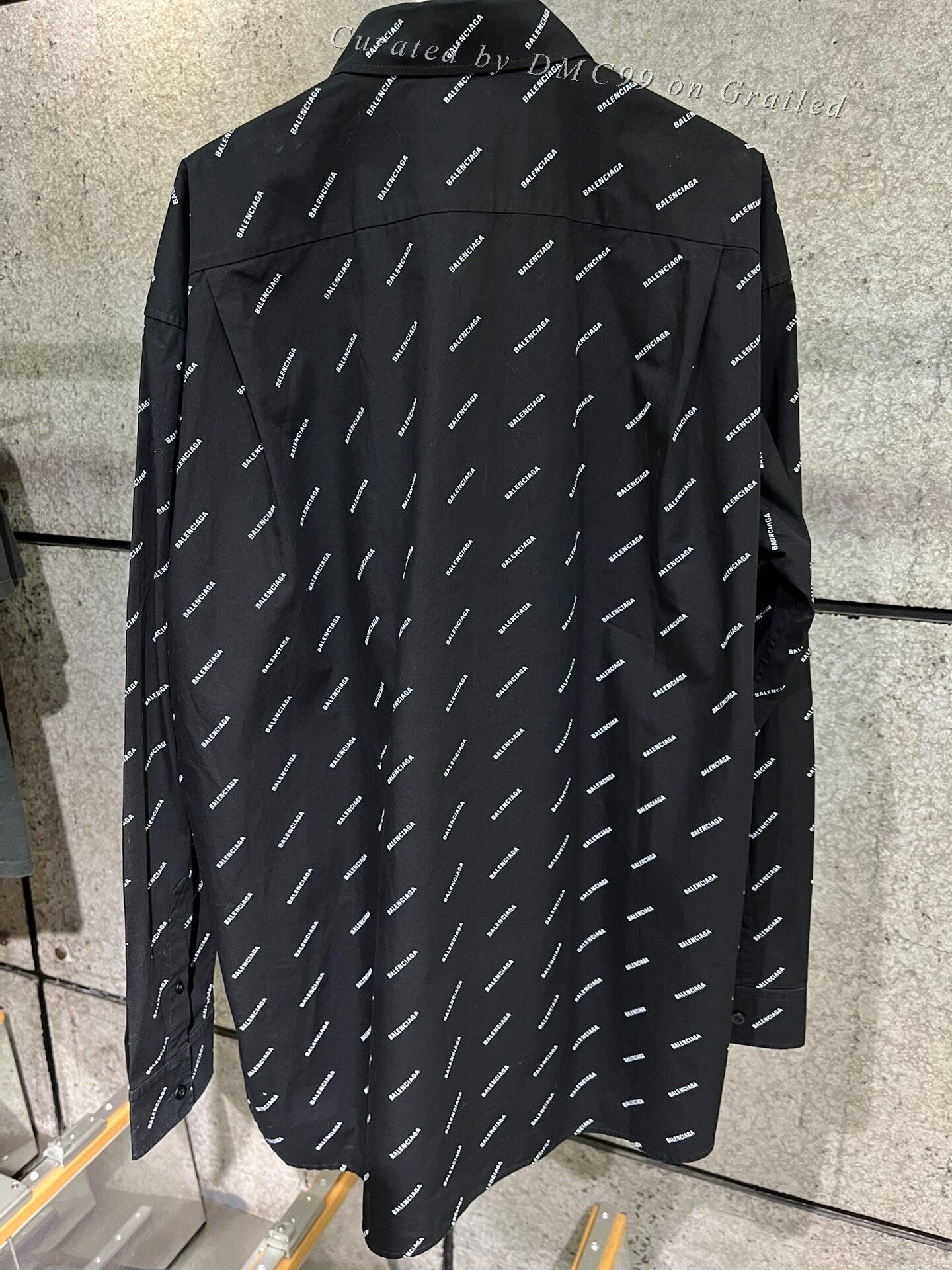 Balenciaga Balenciaga Black Letter Shirt Size S / US 4 / IT 40 - 5 Thumbnail