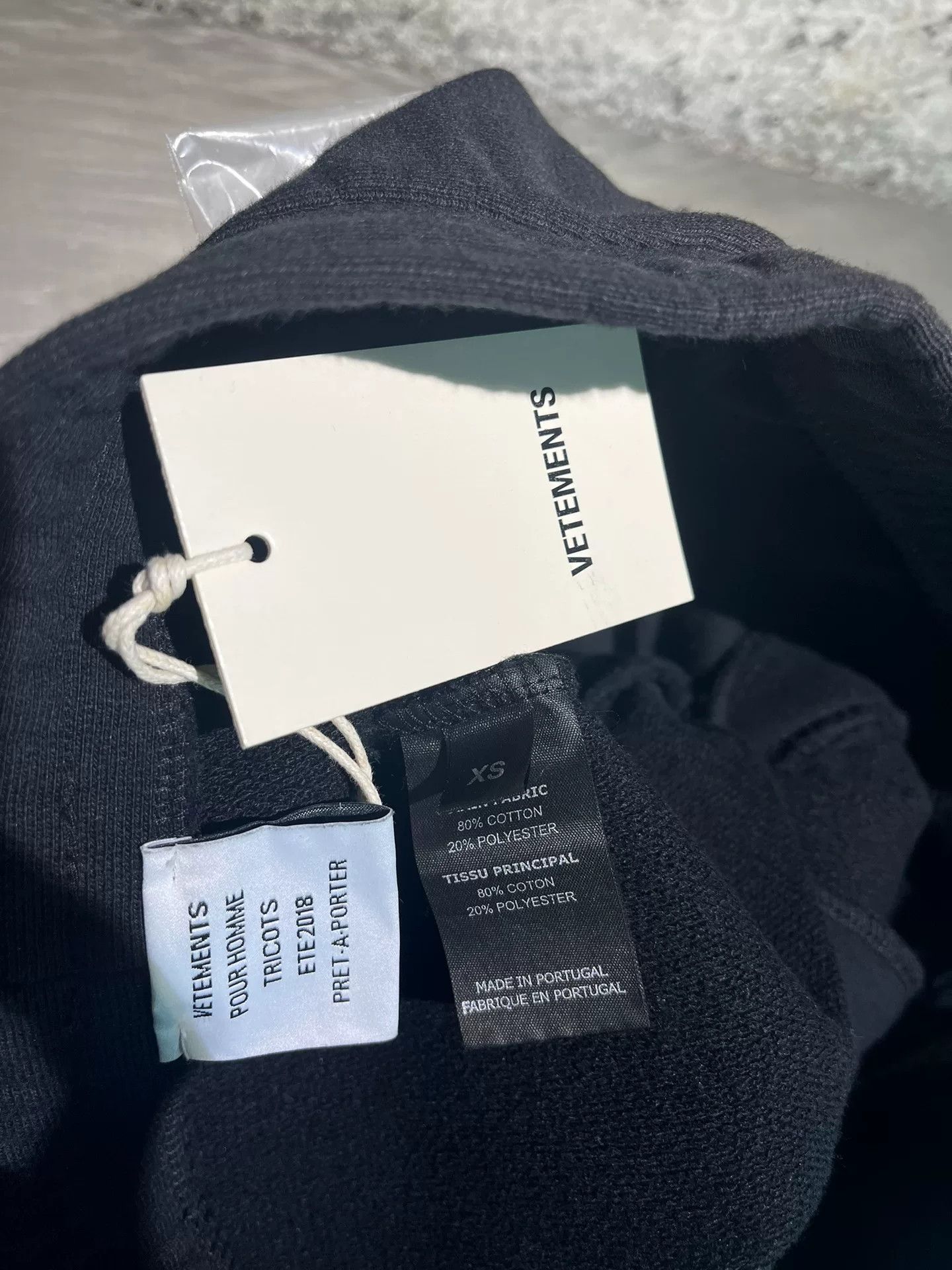 Vetements Vetements Black Sweatpants XS Size 22" - 6 Thumbnail