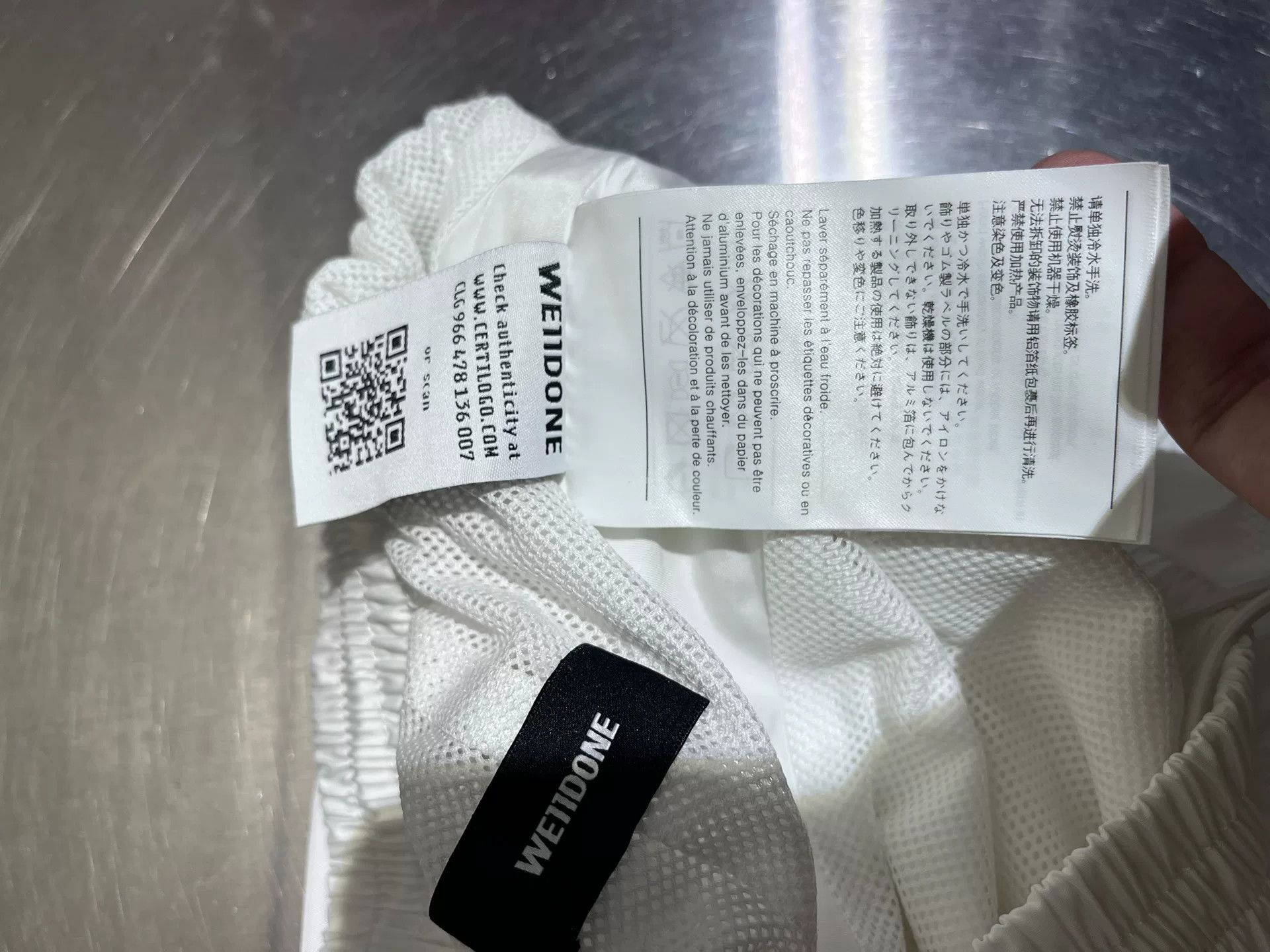WE11DONE We11done White Quick-Dry Shorts XS Size 28" / US 6 / IT 42 - 8 Thumbnail
