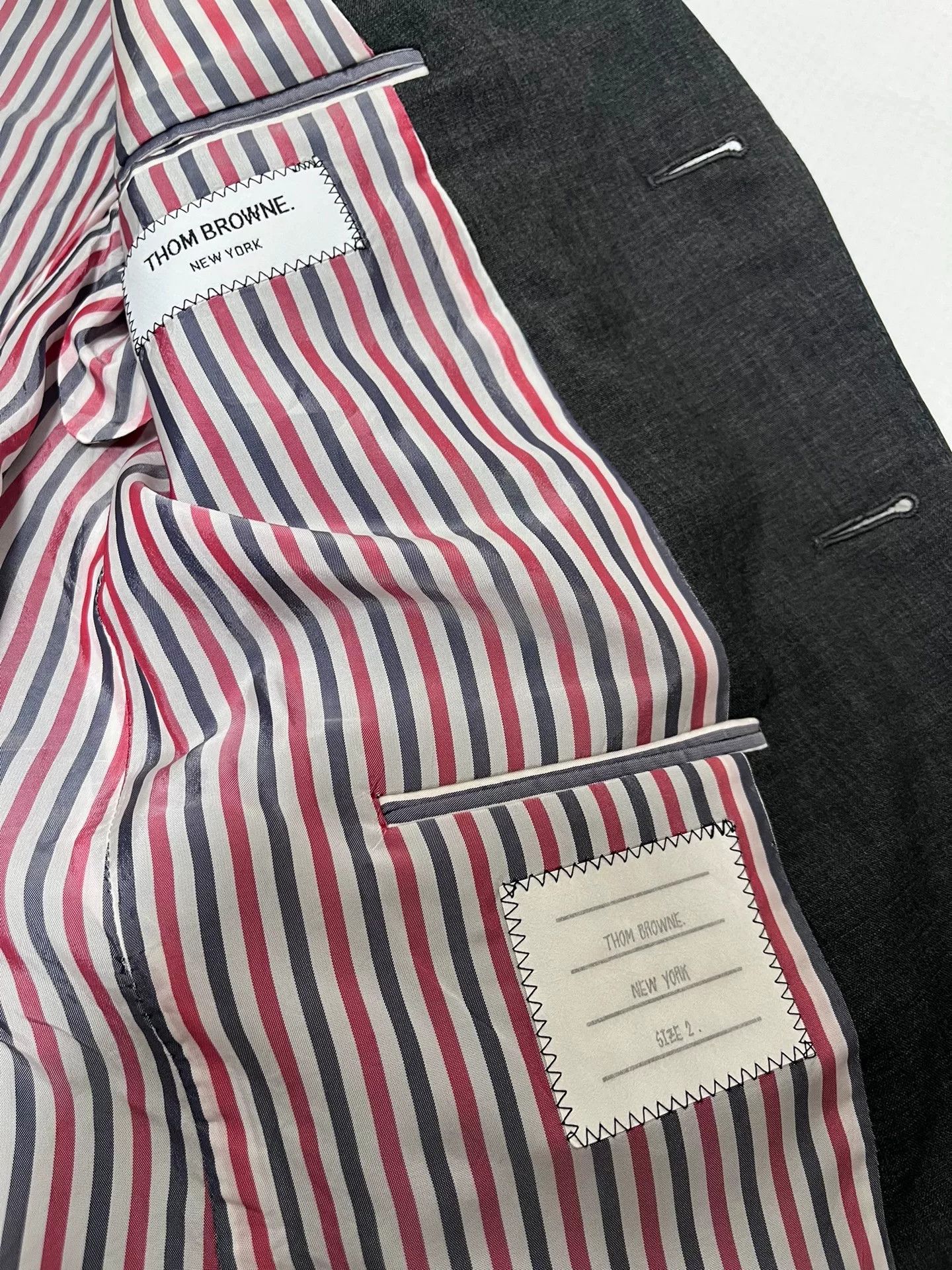 Thom Browne Thom Browne Gray Blazer Size 2 Size US M / EU 48-50 / 2 - 6 Thumbnail
