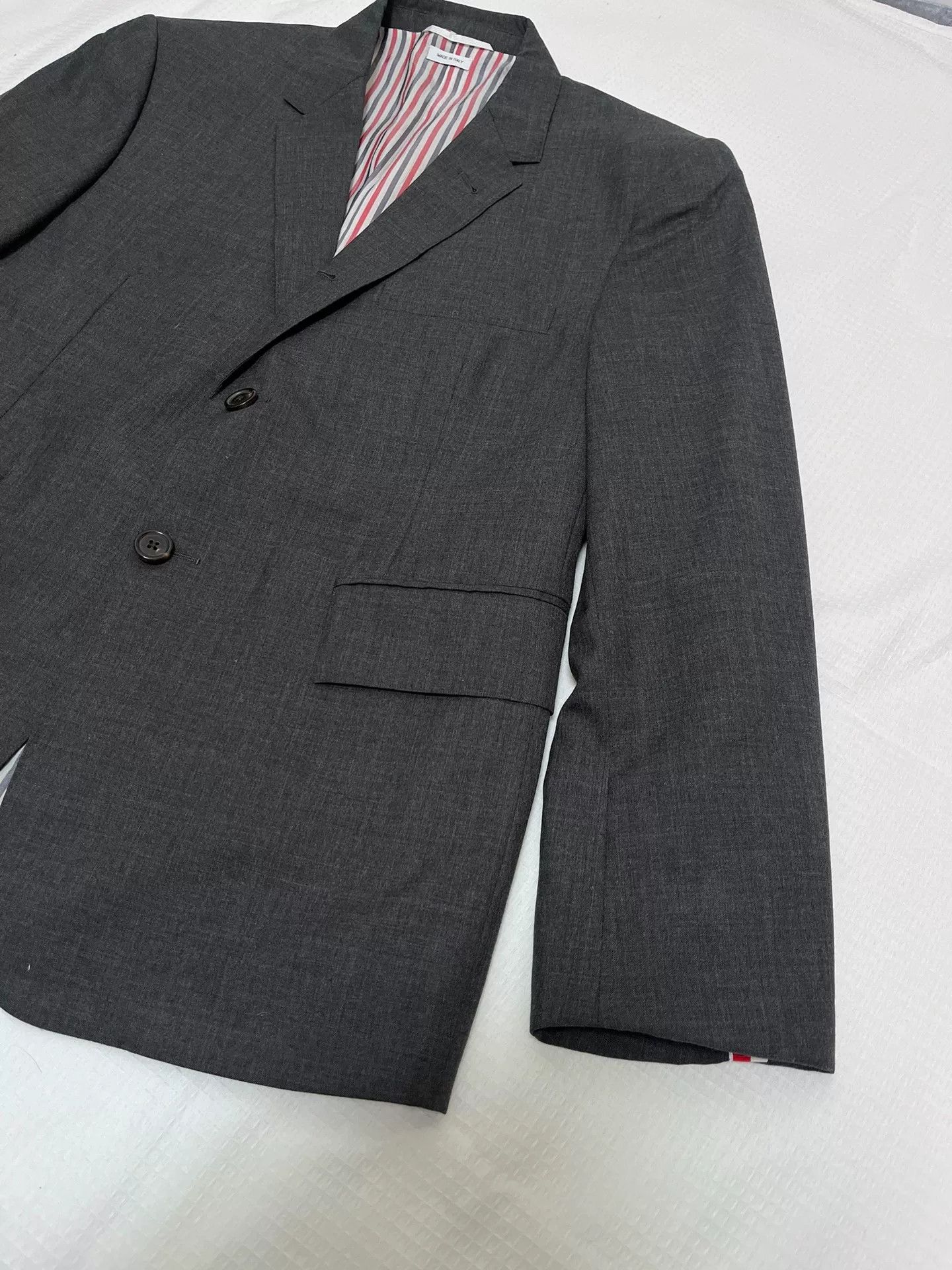 Thom Browne Thom Browne Gray Blazer Size 2 Size US M / EU 48-50 / 2 - 2 Thumbnail
