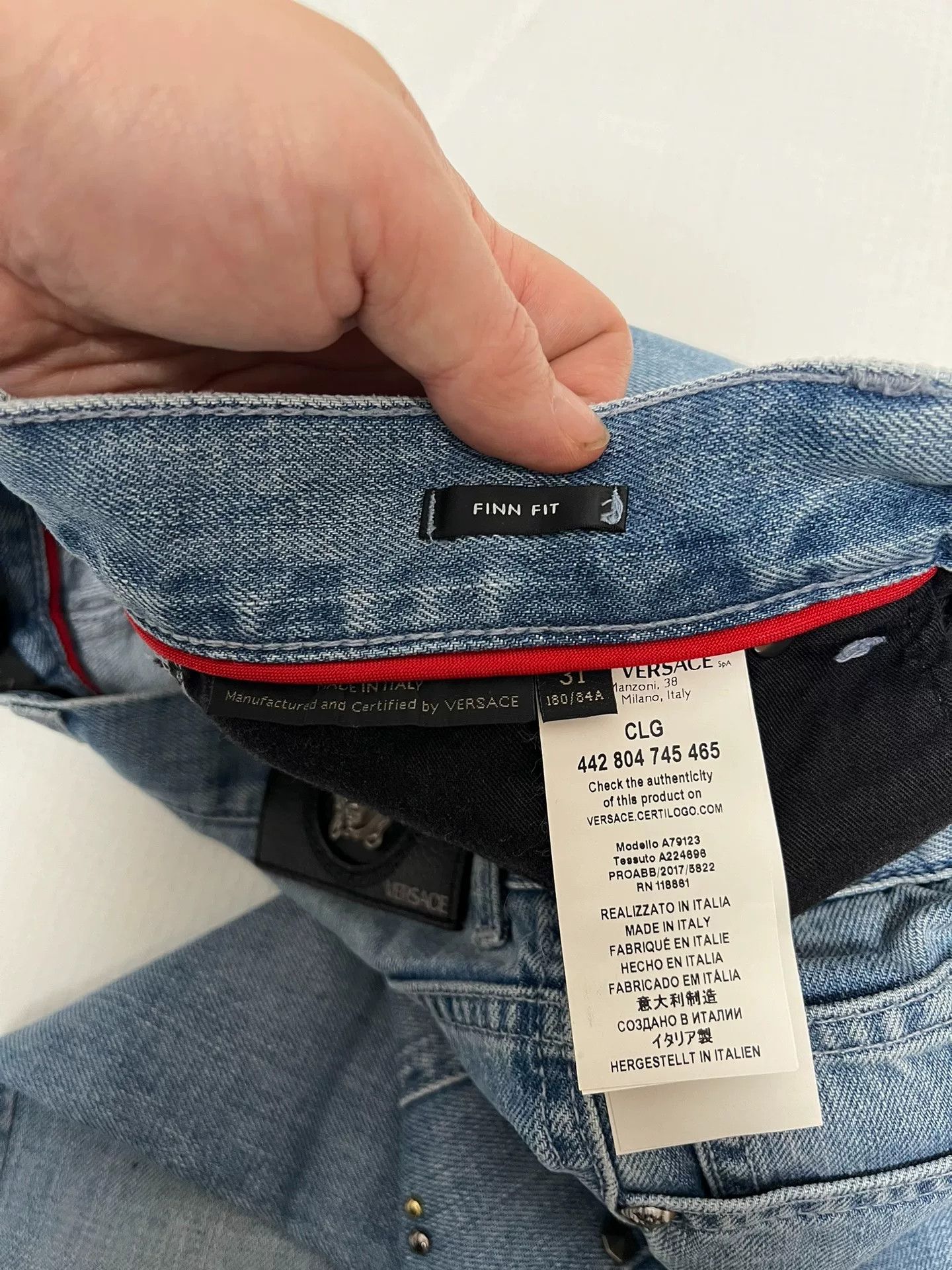 Versace Versace Jeans Size 31 Size 31" - 5 Thumbnail