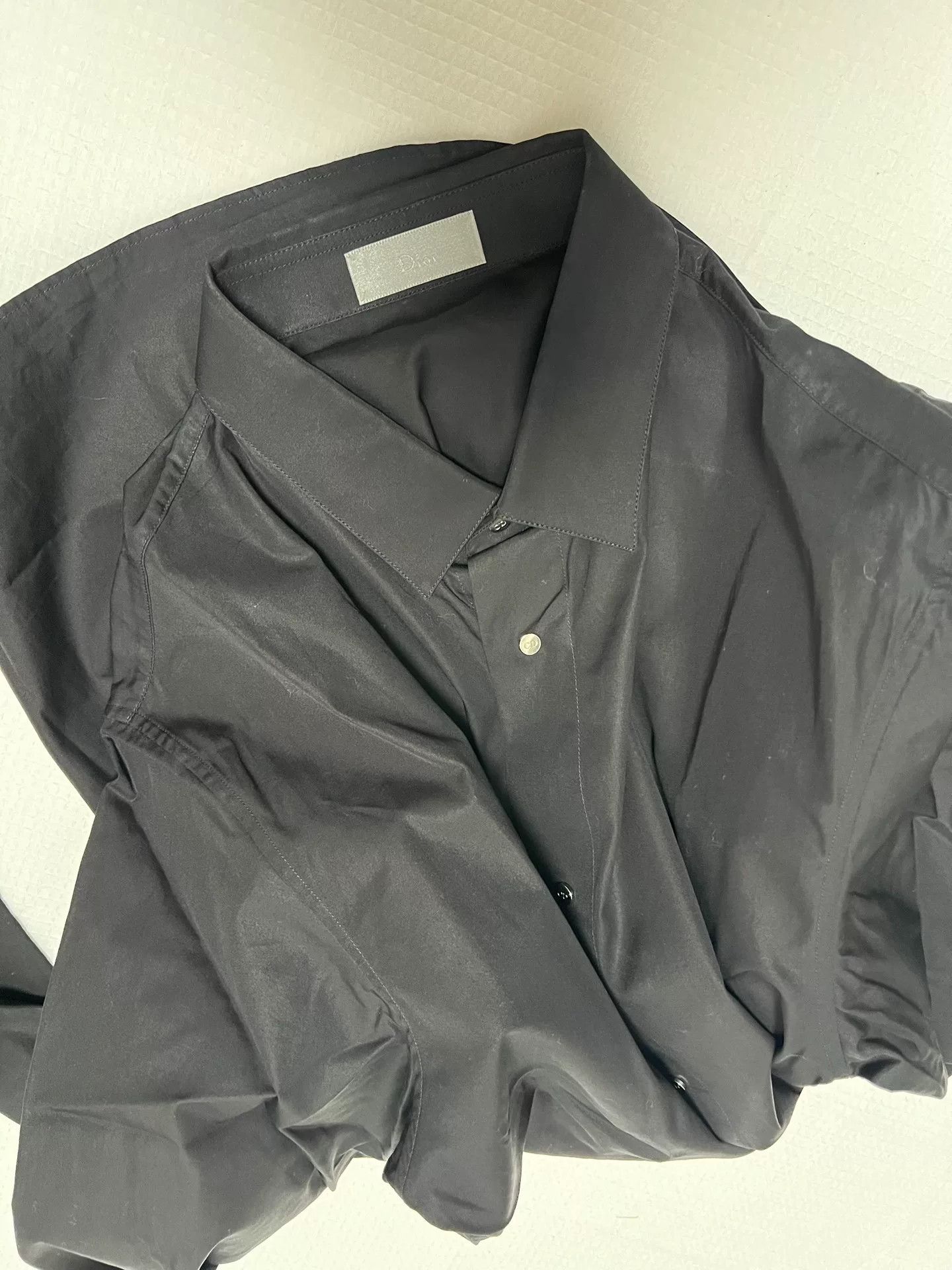 Dior Dior Black Shirt Size 38 Size US M / EU 48-50 / 2 - 9 Thumbnail