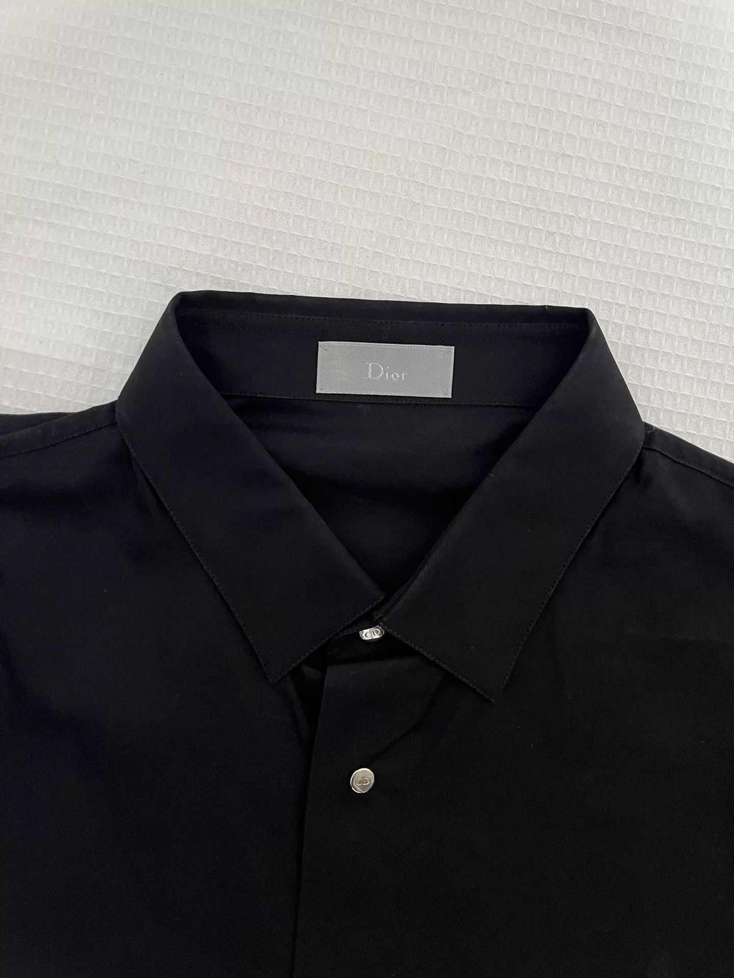 Dior Dior Black Shirt Size 38 Size US M / EU 48-50 / 2 - 2 Thumbnail