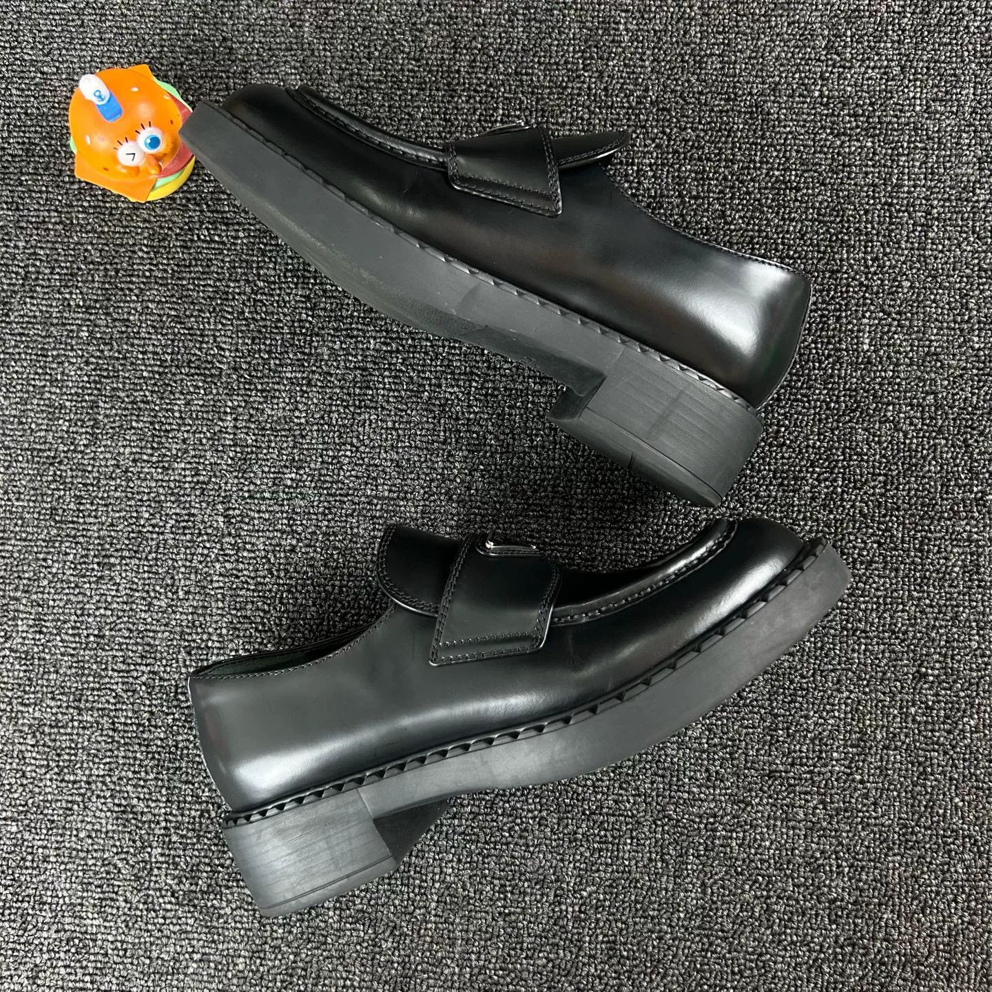 Prada Prada Black Loafers Size US 4.5 / IT 34.5 - 4 Thumbnail