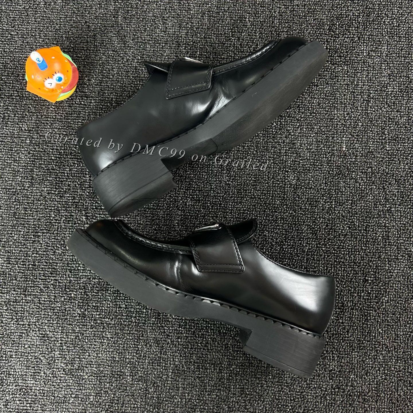 Prada Prada Black Loafers Size US 4.5 / IT 34.5 - 3 Thumbnail