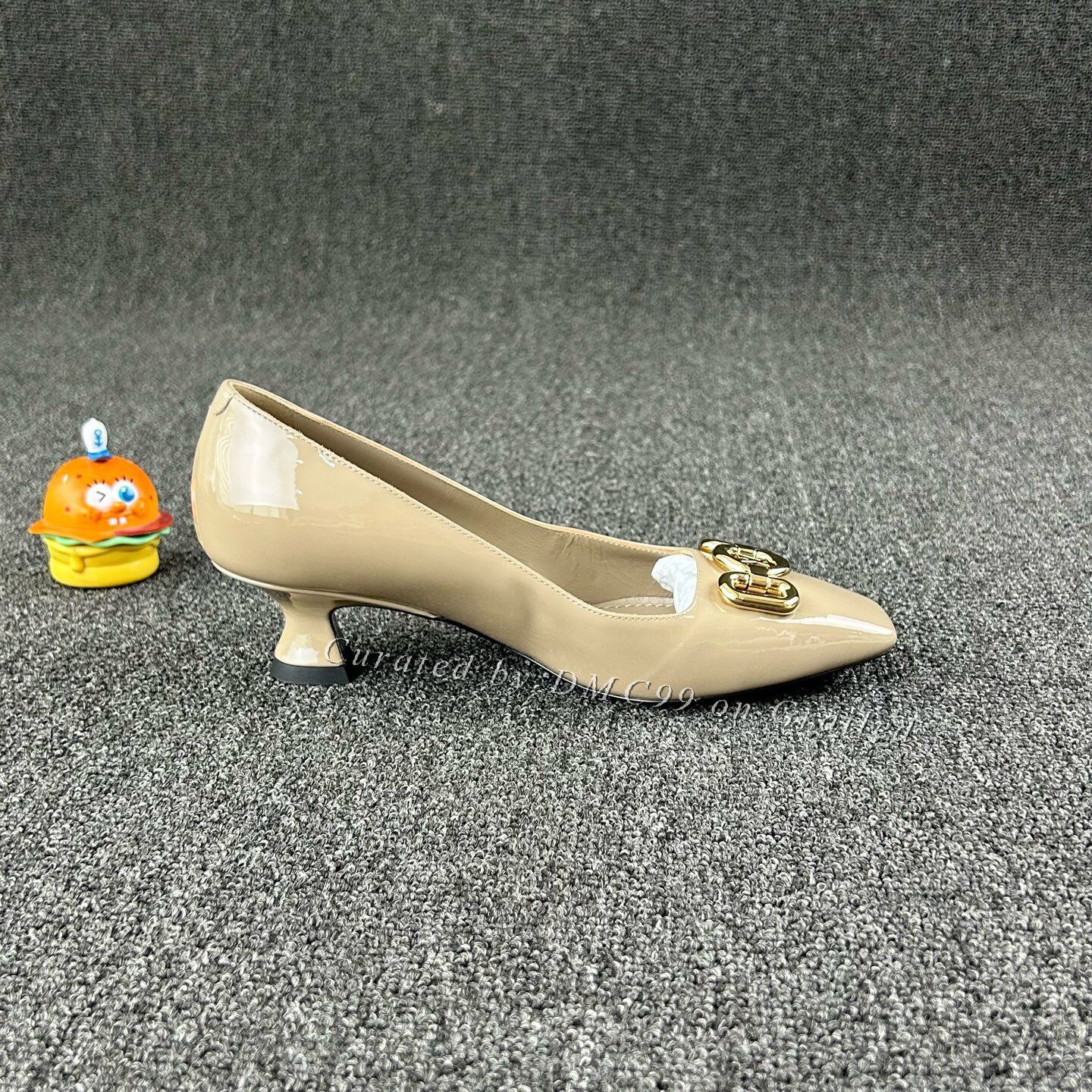 Louis Vuitton Louis Vuitton Beige Square-Toe High Heels Size US 5 / IT 35 - 4 Thumbnail