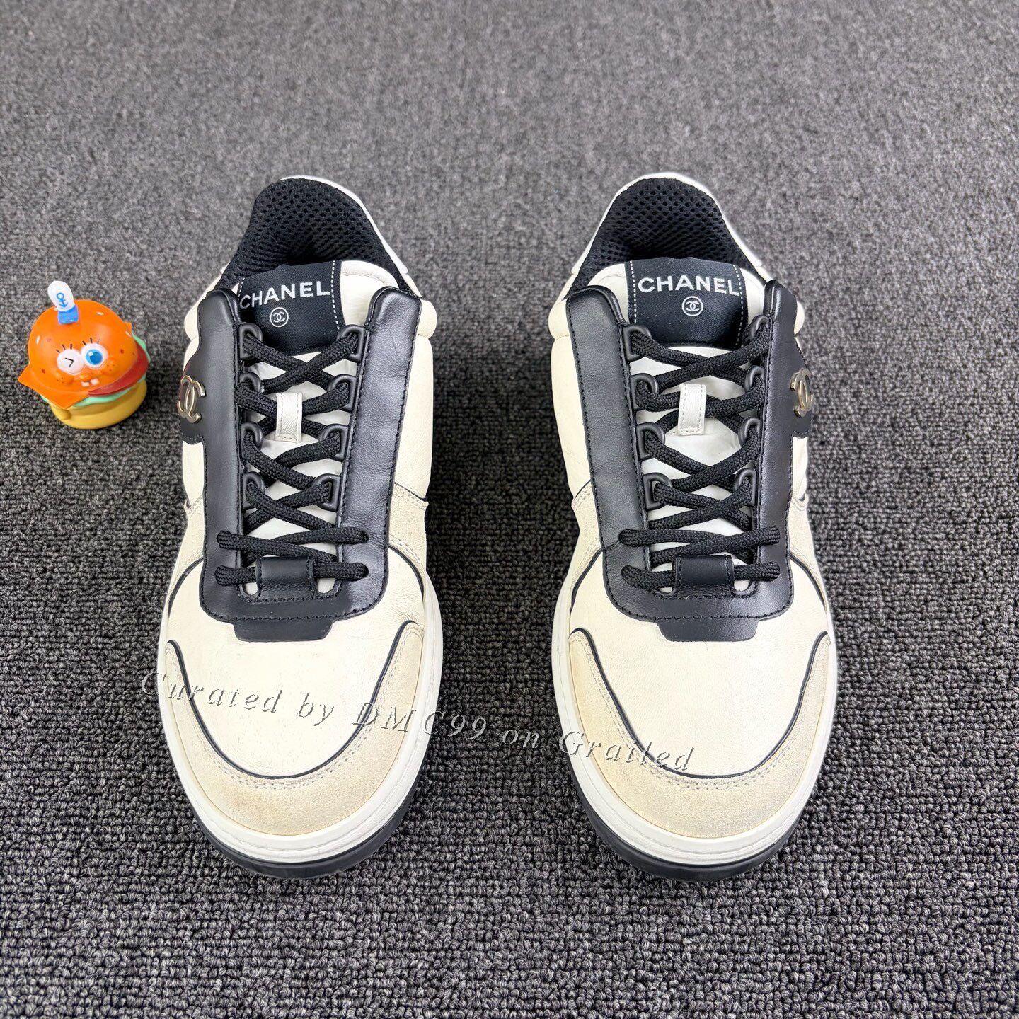 Chanel Chanel Black White Sneakers Size US 6.5 / IT 36.5 - 2 Thumbnail