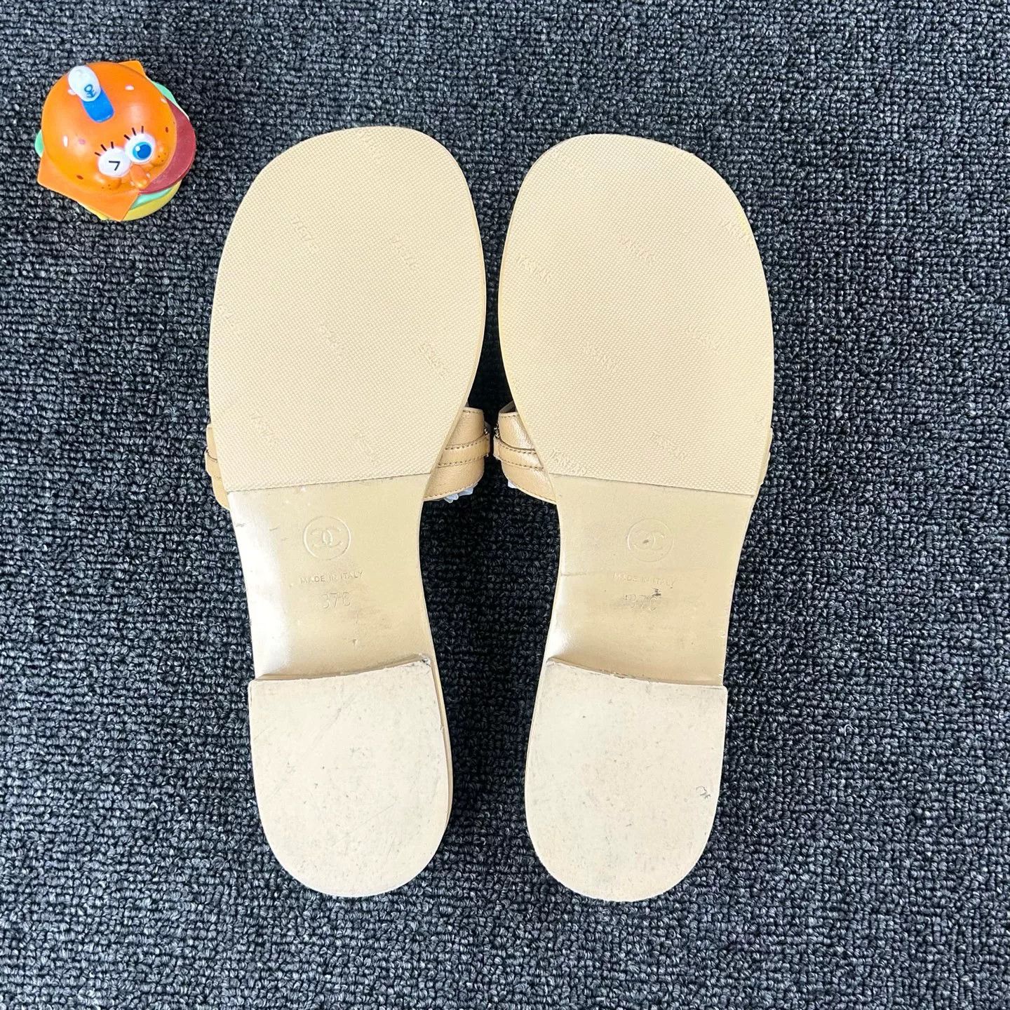 Chanel Chanel Beige Pearl Sandals Size US 6 / IT 36 - 6 Thumbnail
