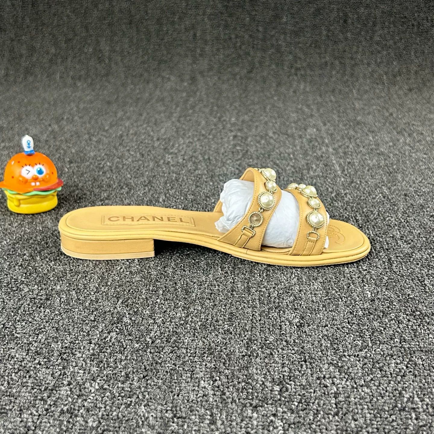 Chanel Chanel Beige Pearl Sandals Size US 6 / IT 36 - 4 Thumbnail