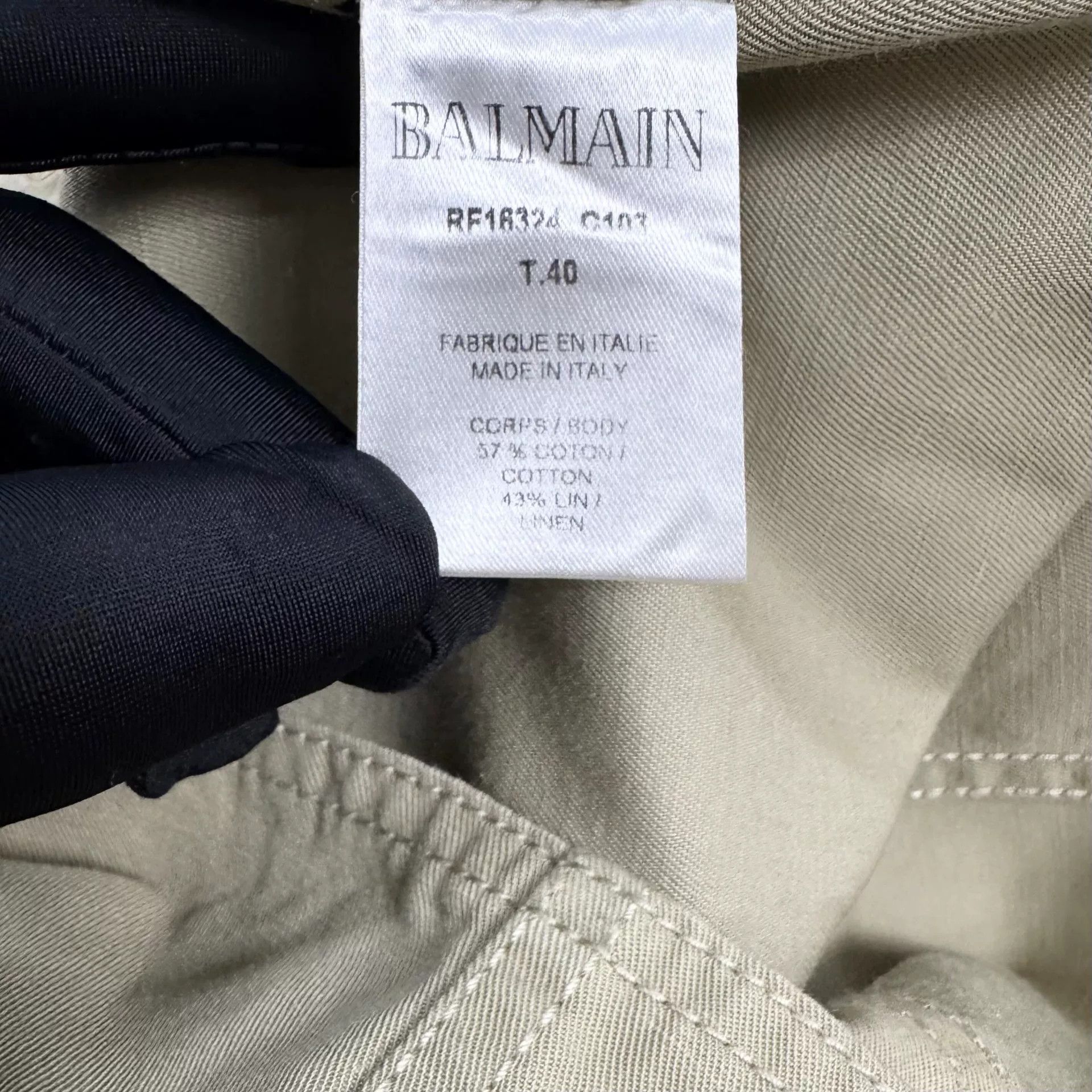 Balmain Balmain Sleeveless Gold Button Blazer Dress Size S / US 4 / IT 40 - 5 Thumbnail