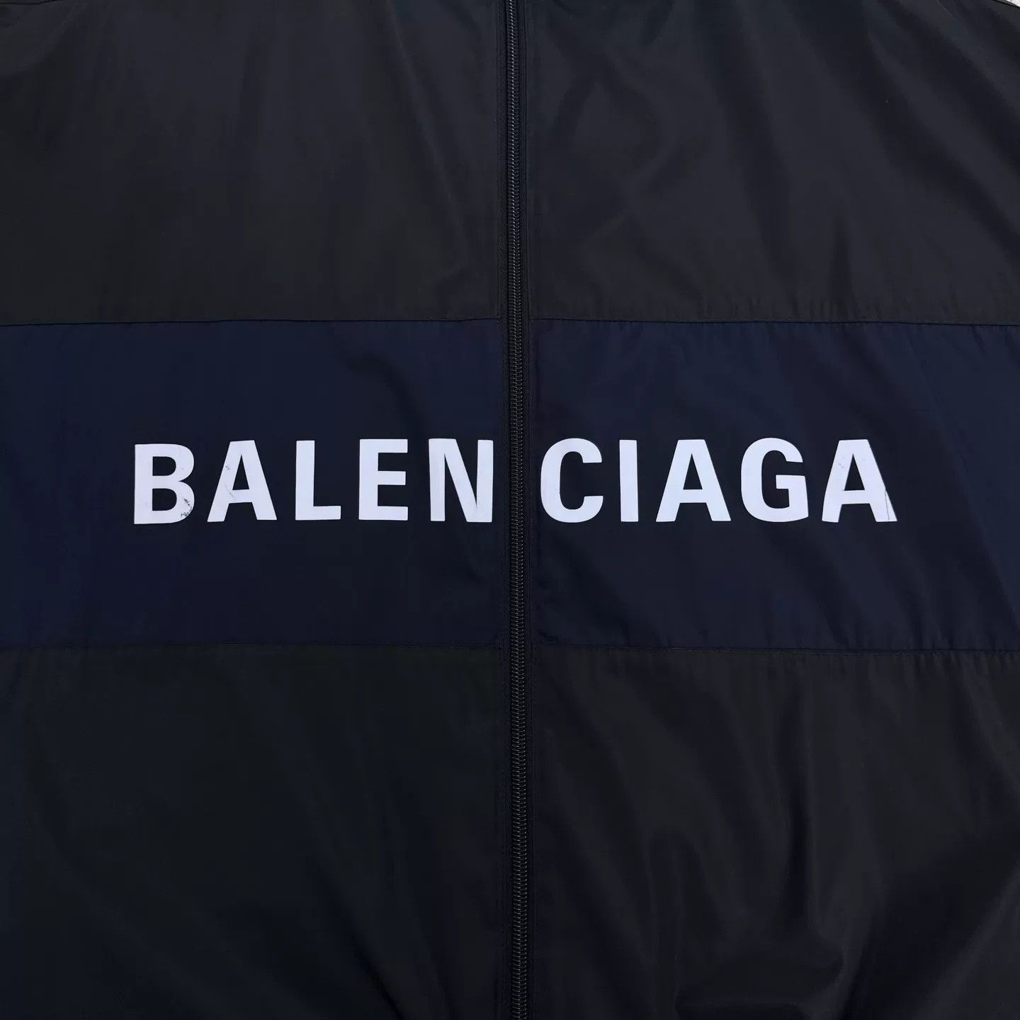 Balenciaga Balenciaga FW23 Stripe Logo Zip Jacket Size US XXS / EU 40 - 4 Thumbnail