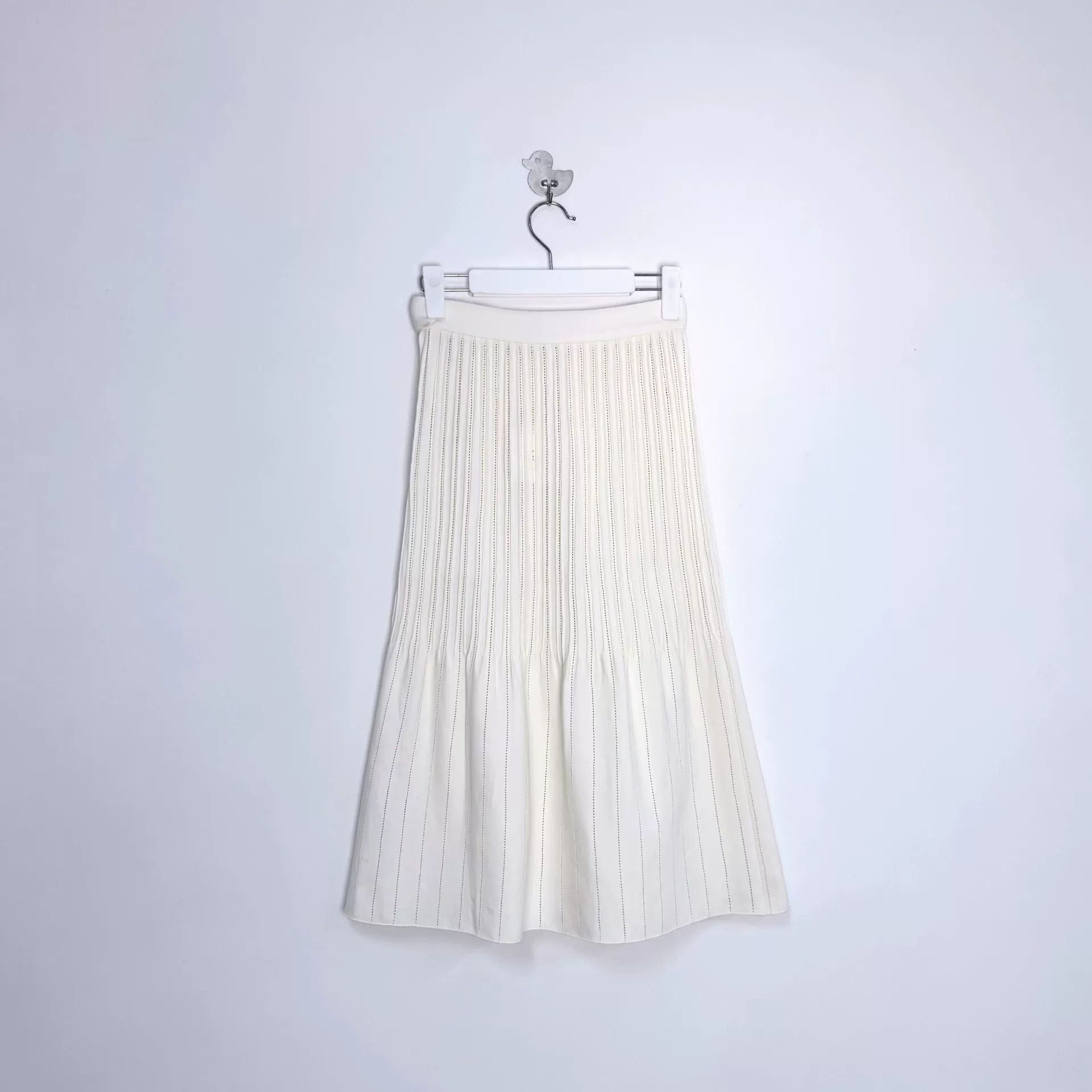 Hermes Hermes High-Waist Pleated Midi Skirt Size 34" / US 12 / IT 48 - 2 Thumbnail