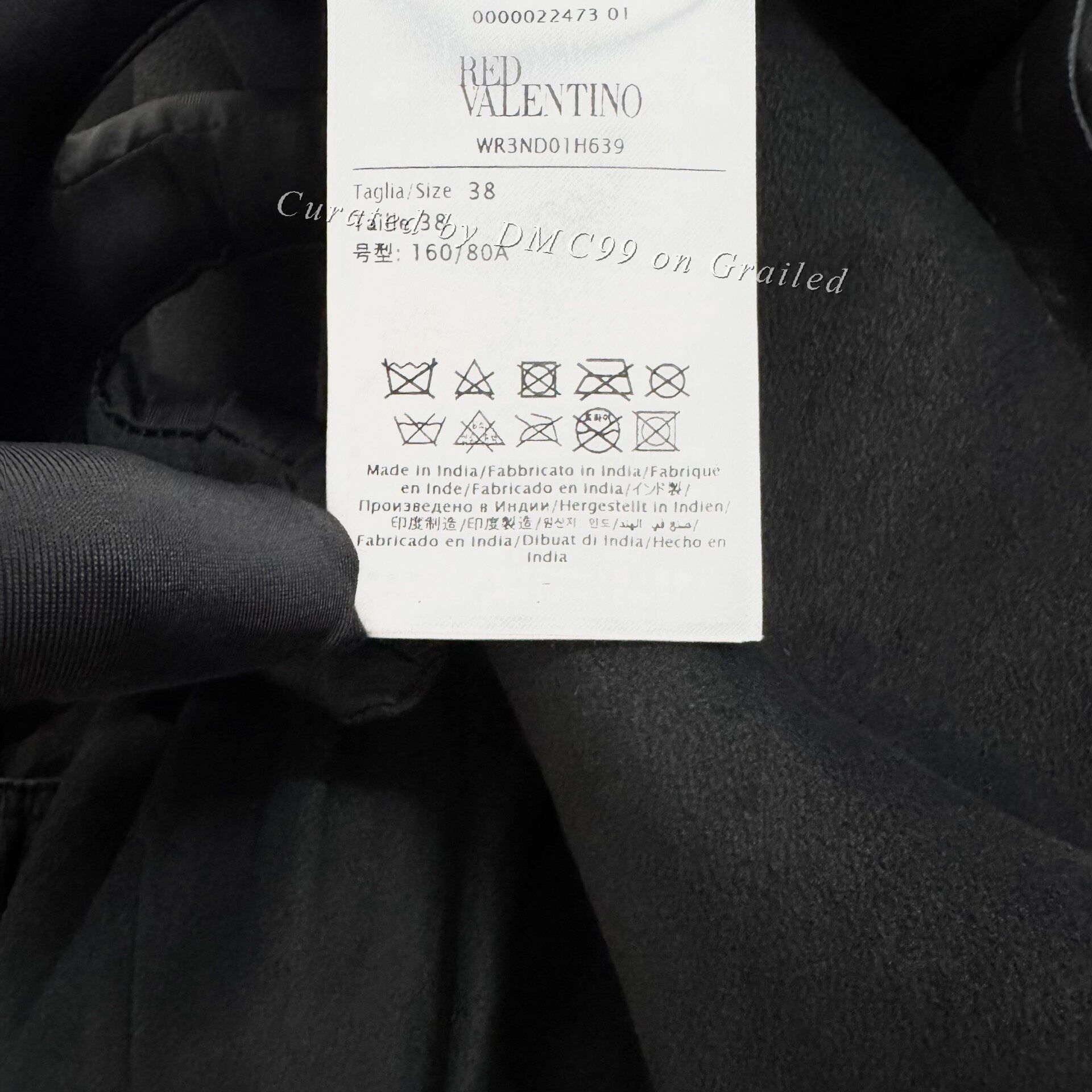 Valentino Valentino Runway Black Ruffle Lambskin Dress Size S / US 4 / IT 40 - 5 Thumbnail