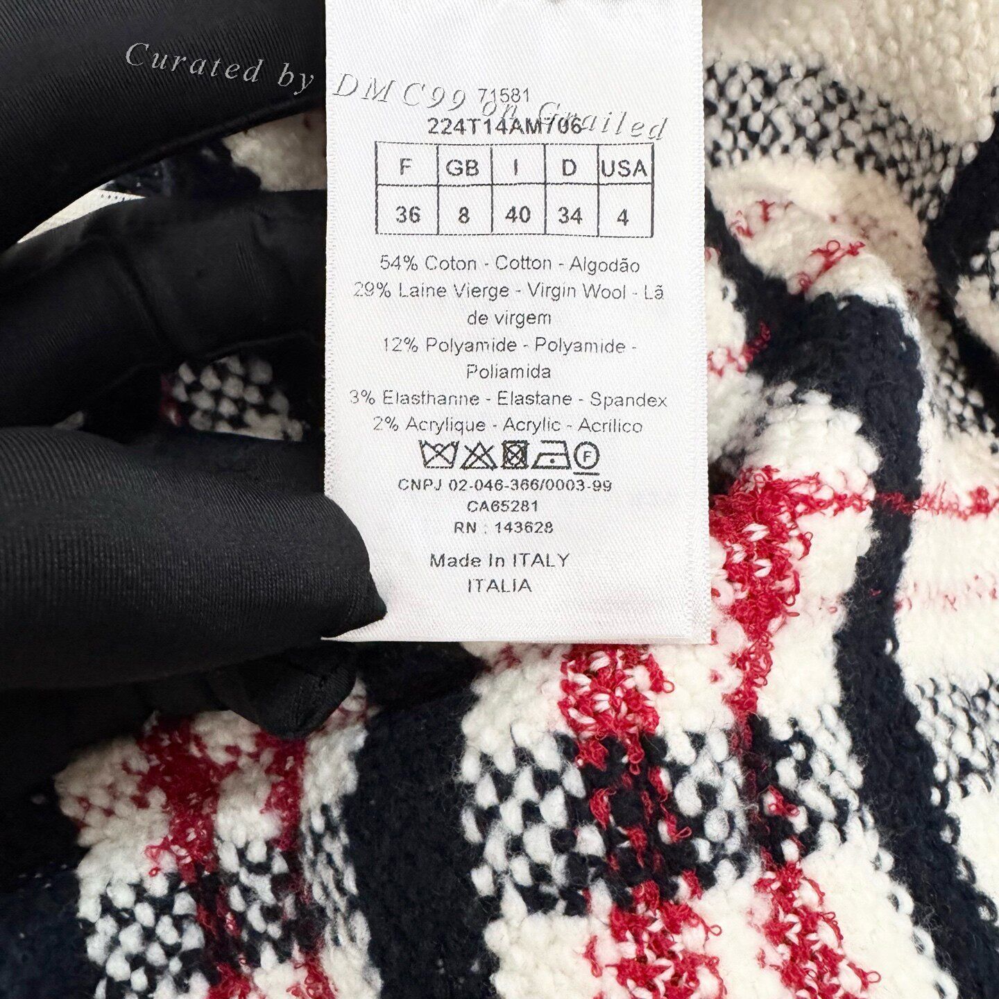 Dior Dior Knit Logo Camisole Dress Size XS / US 0-2 / IT 36-38 - 5 Thumbnail